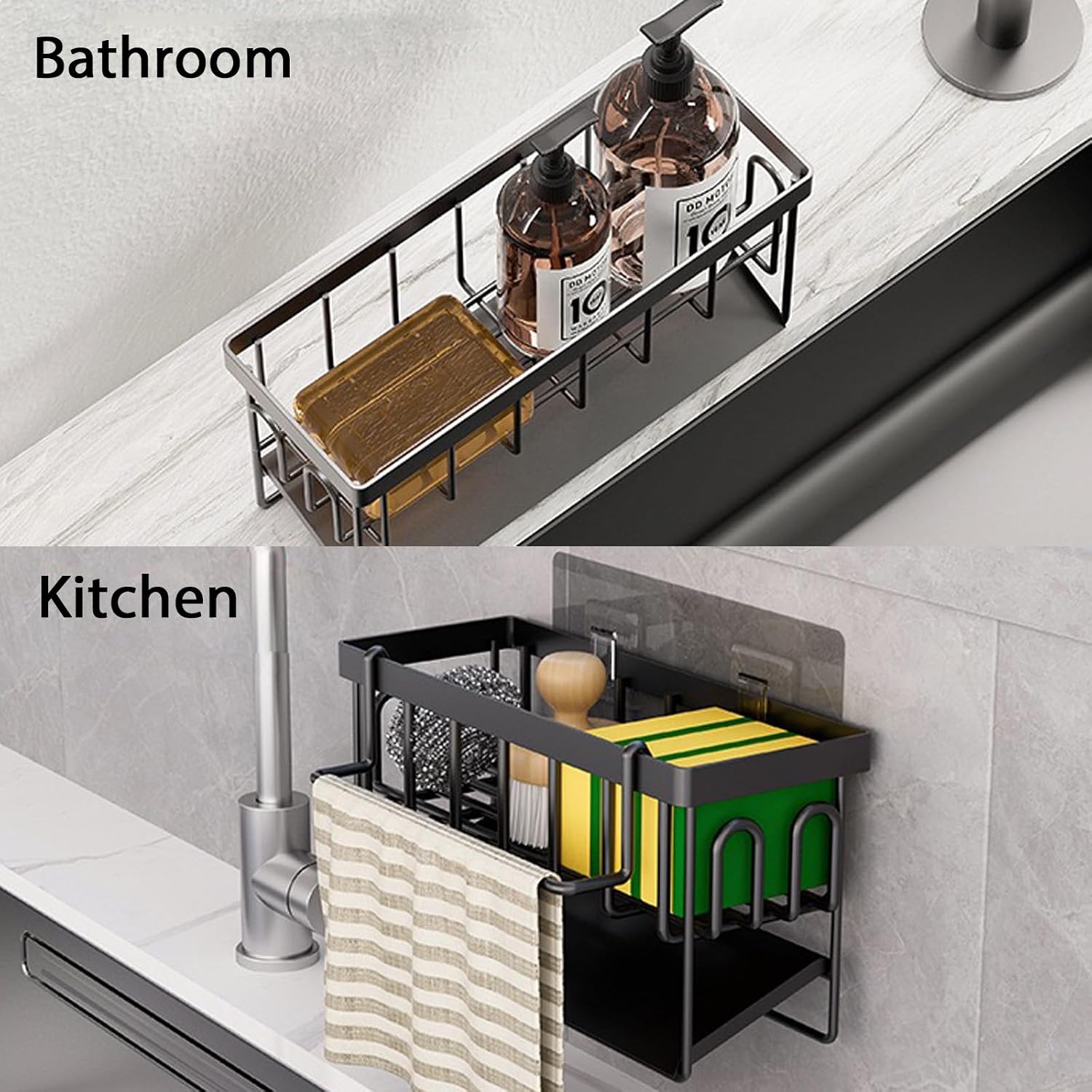 Thumbnail 6 de Koolkasa LD-12 gootsteenorganizer met zelfafvoer en theedoekhaak
