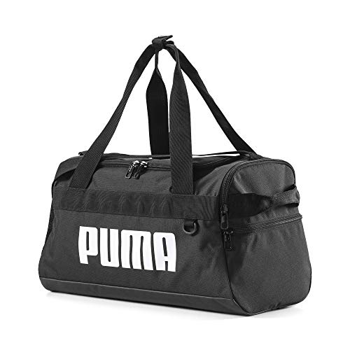 Detalle de PUMA Challenger Duffel Bag XS: bolsa deportiva unisex negra para adultos