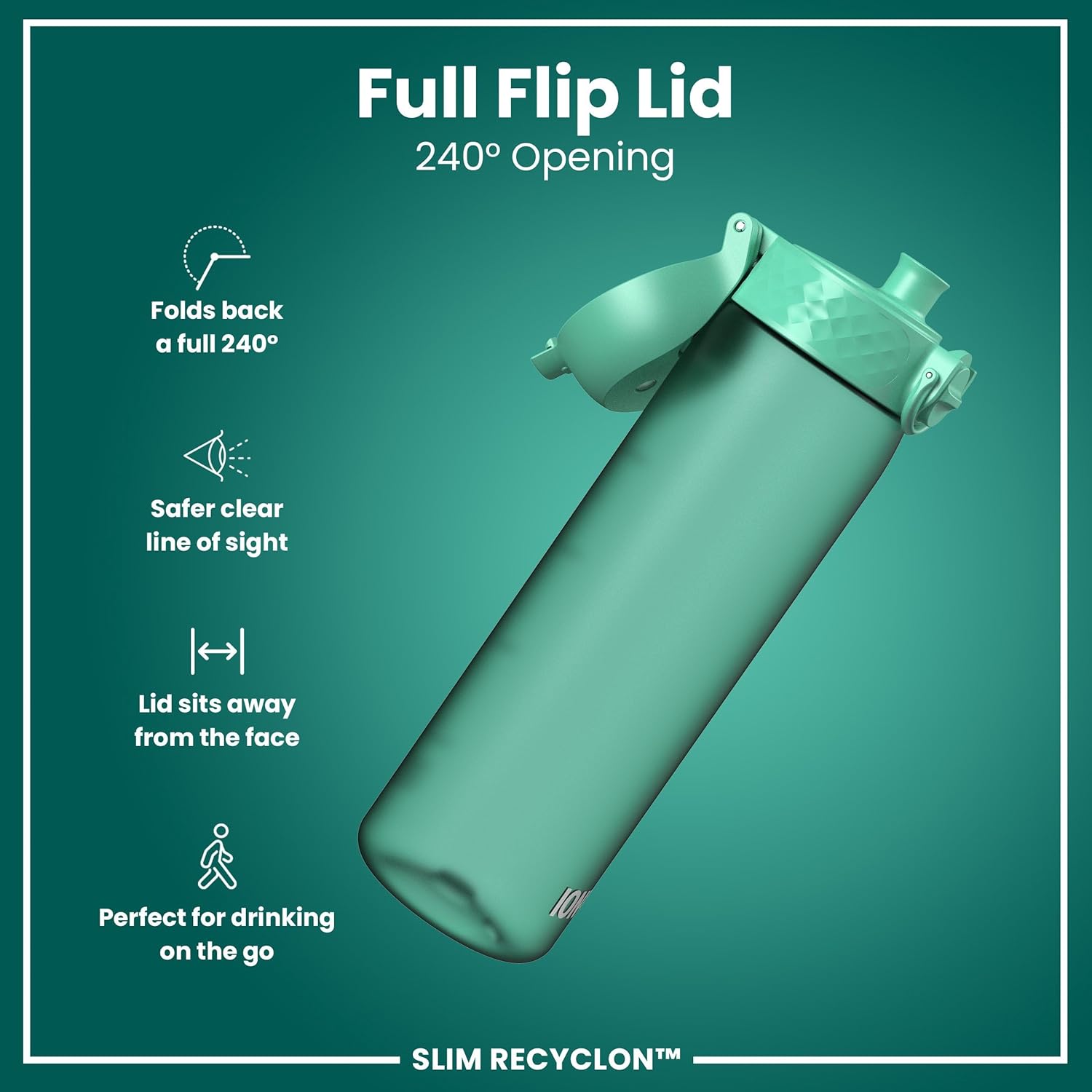 Detalle 2 de ion8 Water Bottle 500 ml Leak Proof 🚰