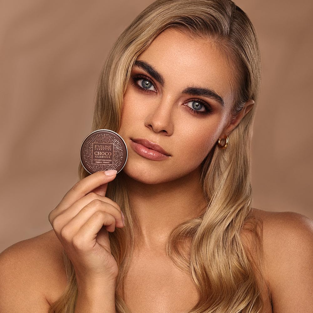 Thumbnail 6 de Eveline Cosmetics Choco Glamour Cream Bronzer mit Squalan & Vitamin E (30 g)