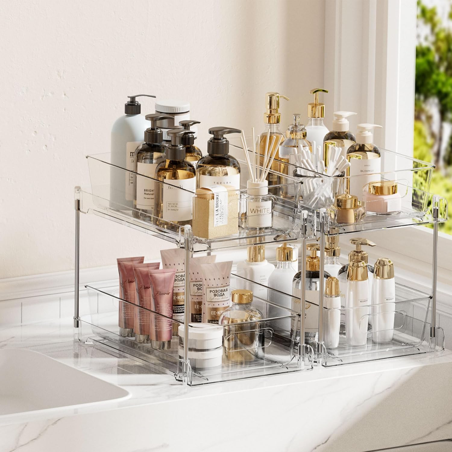 Thumbnail 6 de Vtopmart 2 Tier Bathroom Storage Organizer, 2 Pack