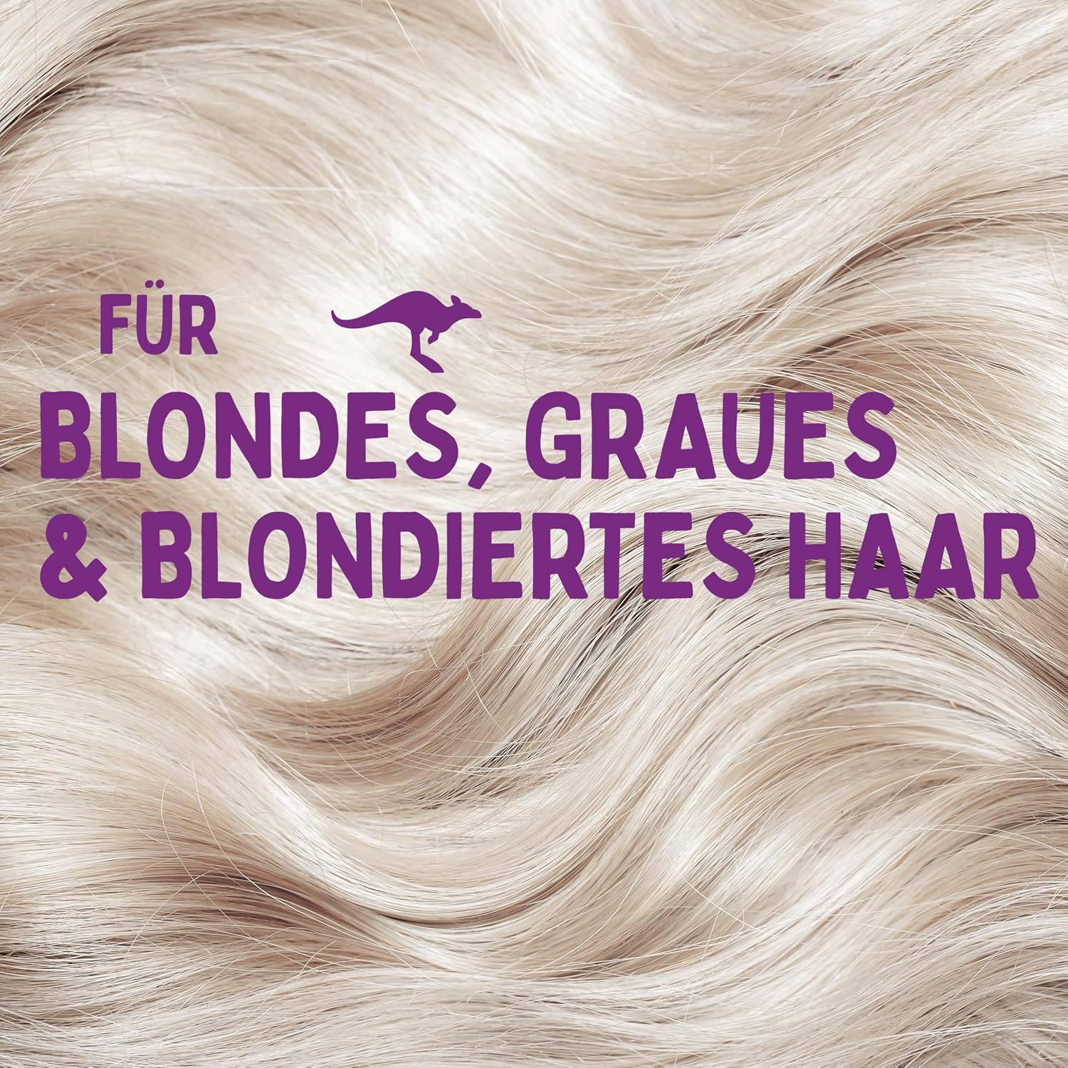 Detalle de Aussie SOS Blonde & Hydrate Lila Shampoo 500 ml für blondes, graues und gesträhntes Haar