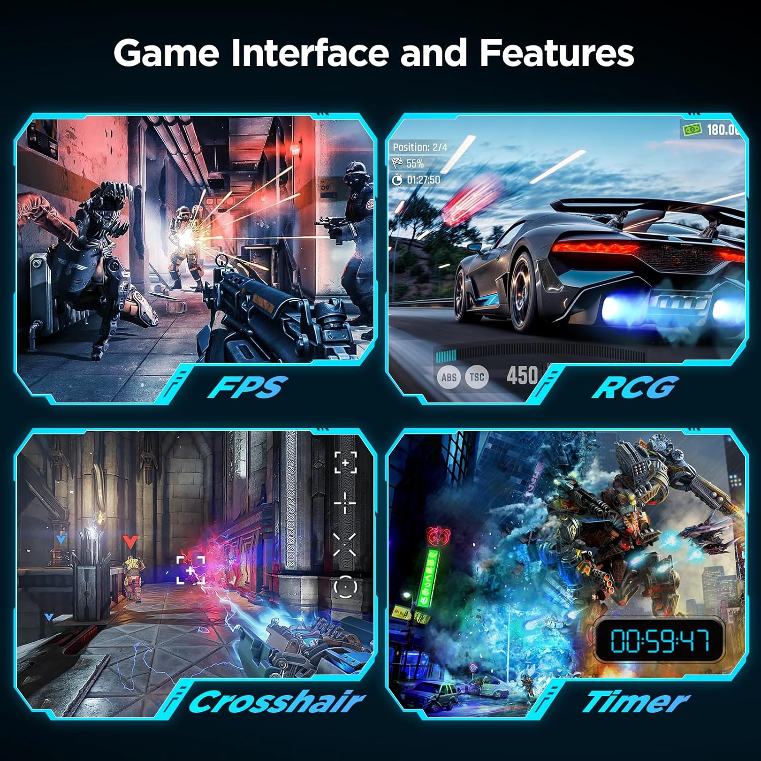 Thumbnail 5 de KOORUI 24E6CA 24-inch Curved Gaming Monitor (180Hz, FHD 1080p, 1500R, FreeSync Premium)