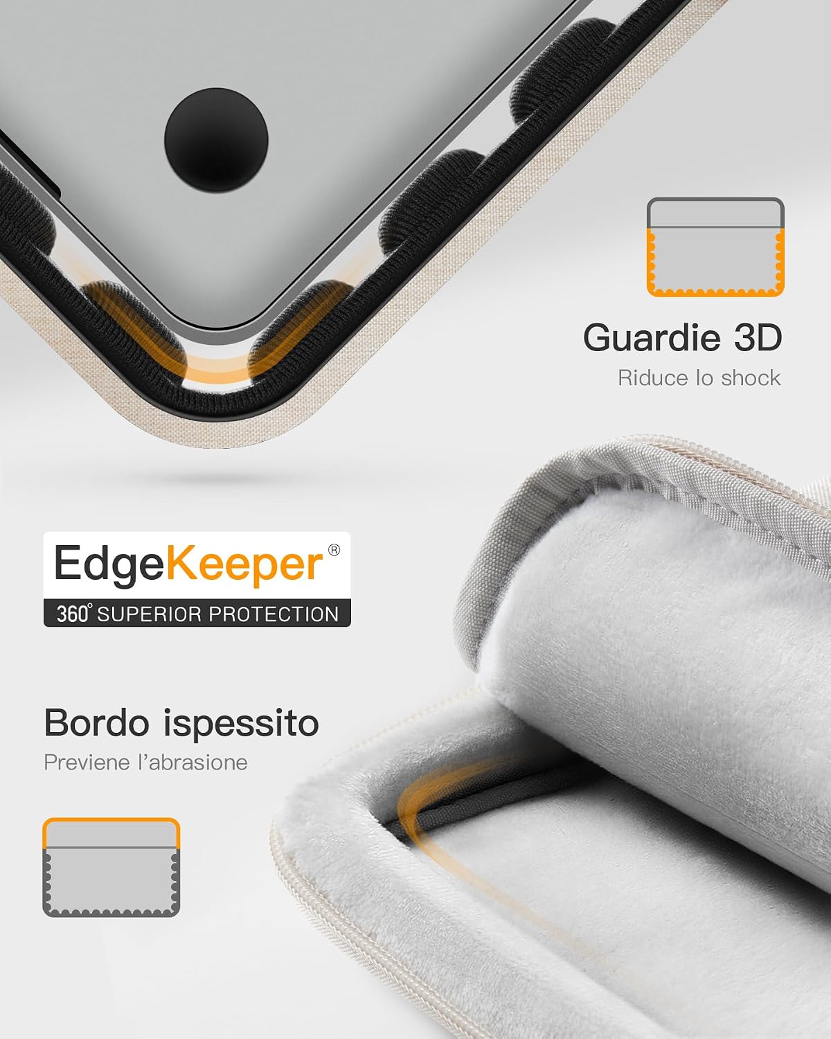 Detalle de Inateck Custodia per Laptop 13"