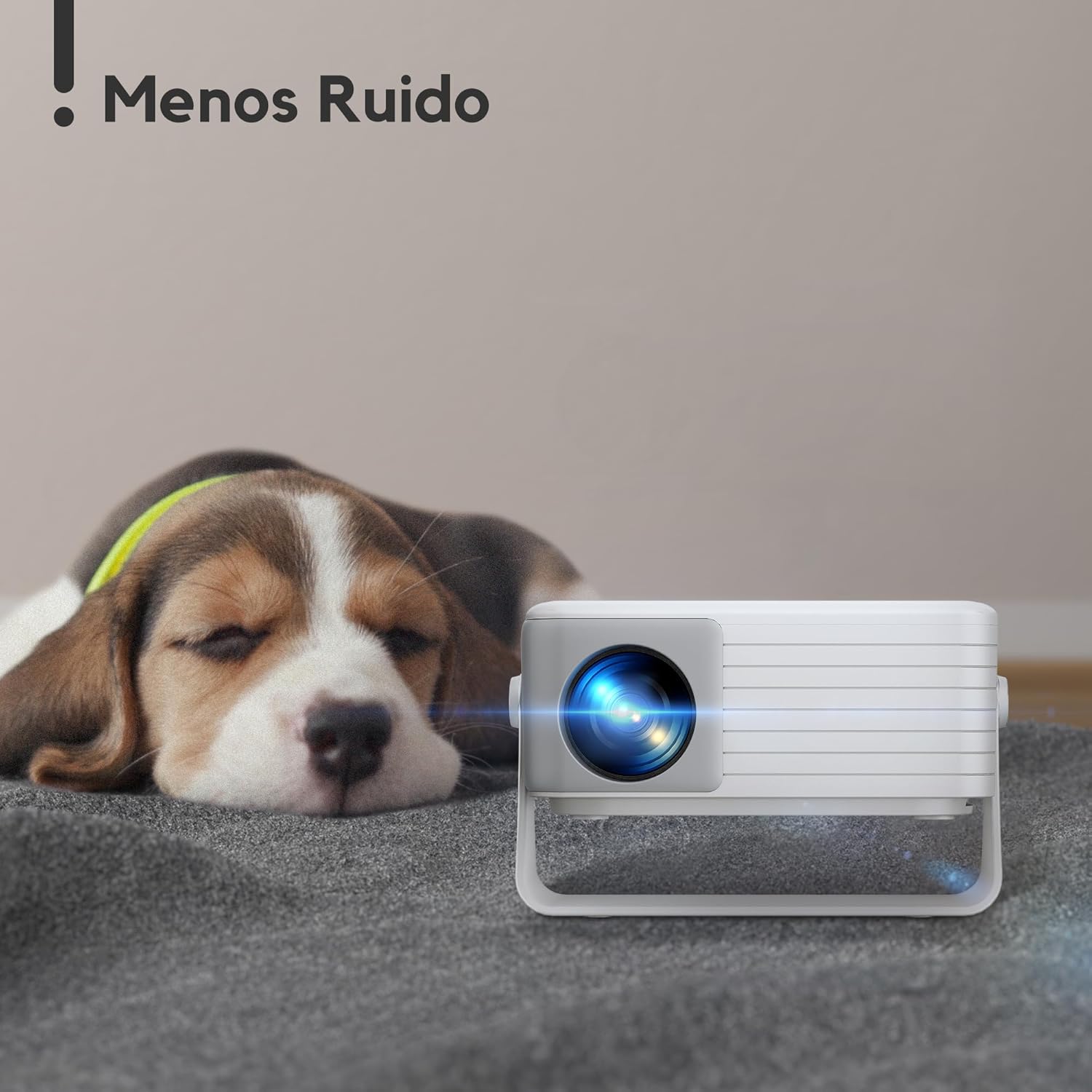Detalle 2 de AKIYO Mini Proyector Portátil 8000 Lumens 🎥 Cine en Casa