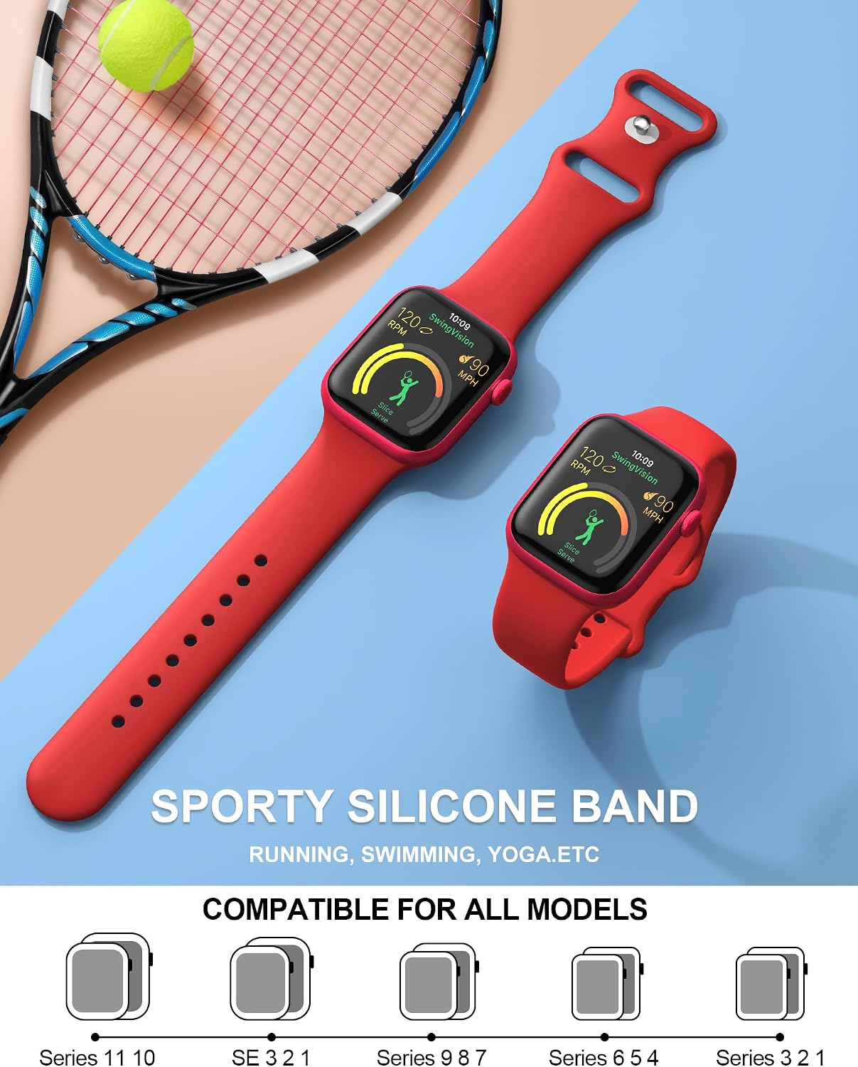 Detalle de DigiHero Sport Strap for Apple Watch 38mm