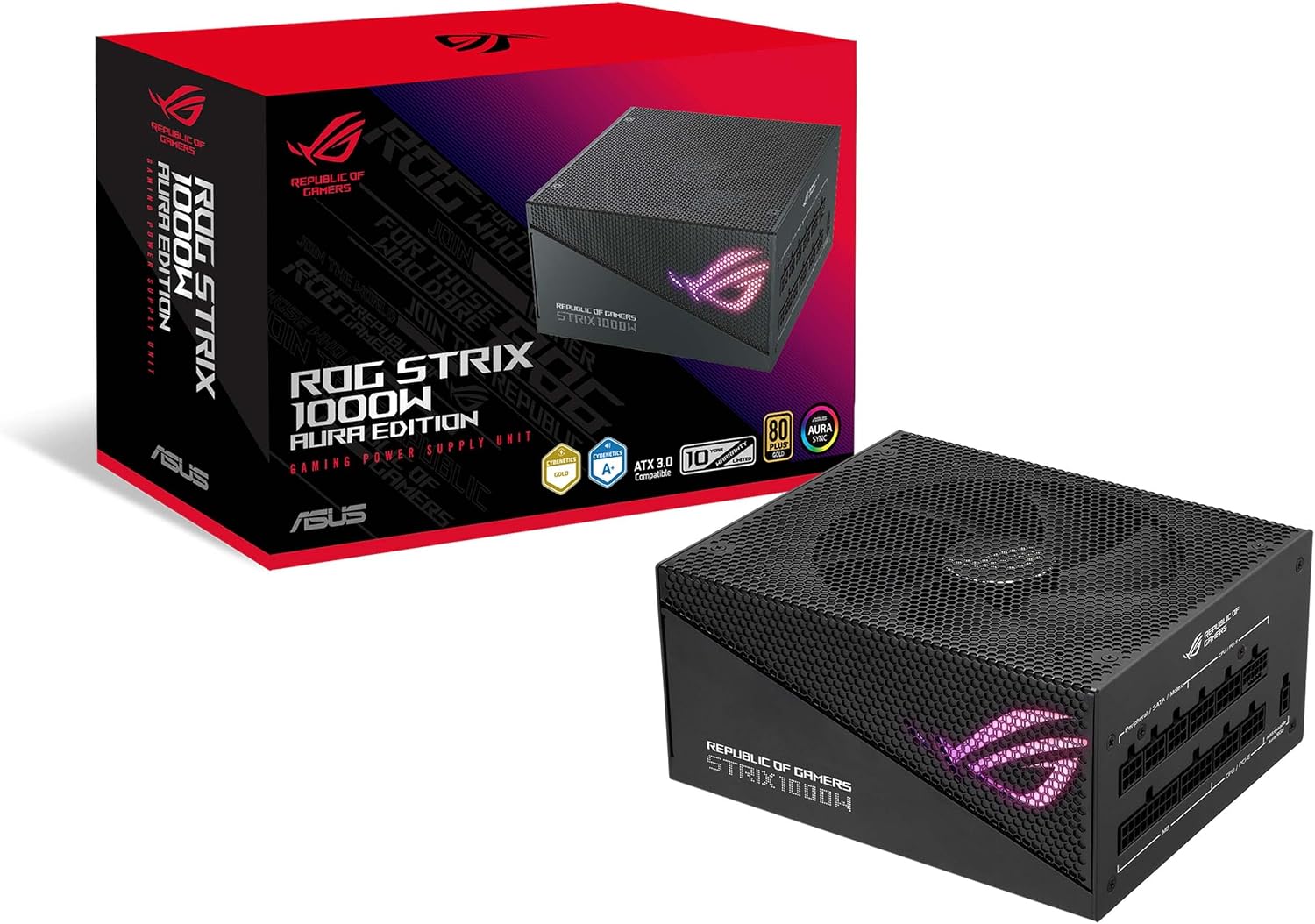 Detalle de ASUS ROG Strix 1000 Watt Alimentation 🔌