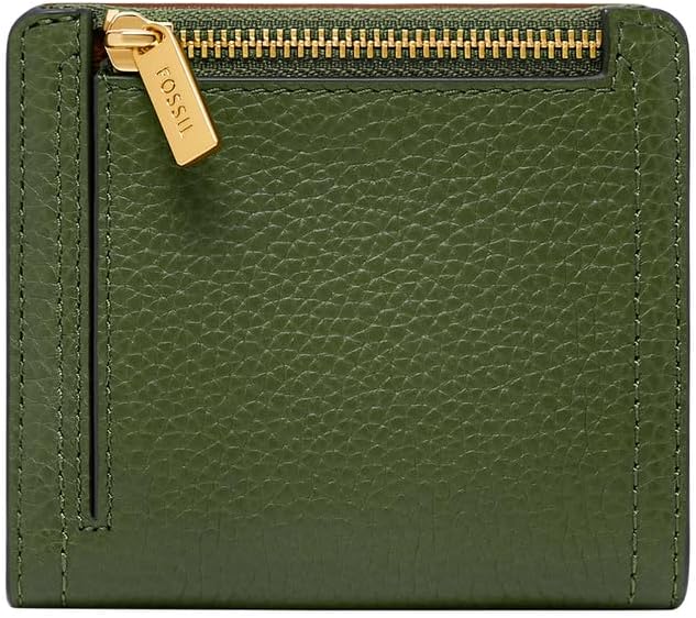 Detalle de Fossil Logan Mini-Bifold-Geldbörse: Leder- oder PU-Laufbahn für Damen