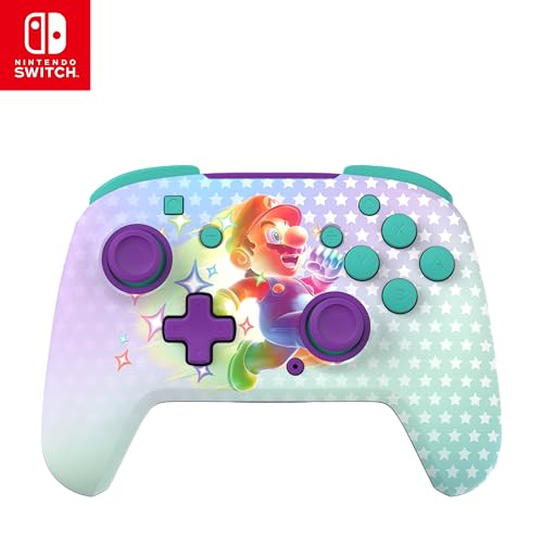 Detalle de Turtle Beach Rematch Invincible Mario Controller: wireless per Nintendo Switch, design esclusivo Super Mario
