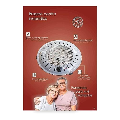 Thumbnail 3 de Bastilipo - Brasero de Seguridad Anti Incendios, 900W, bajo Consumo, BET-950