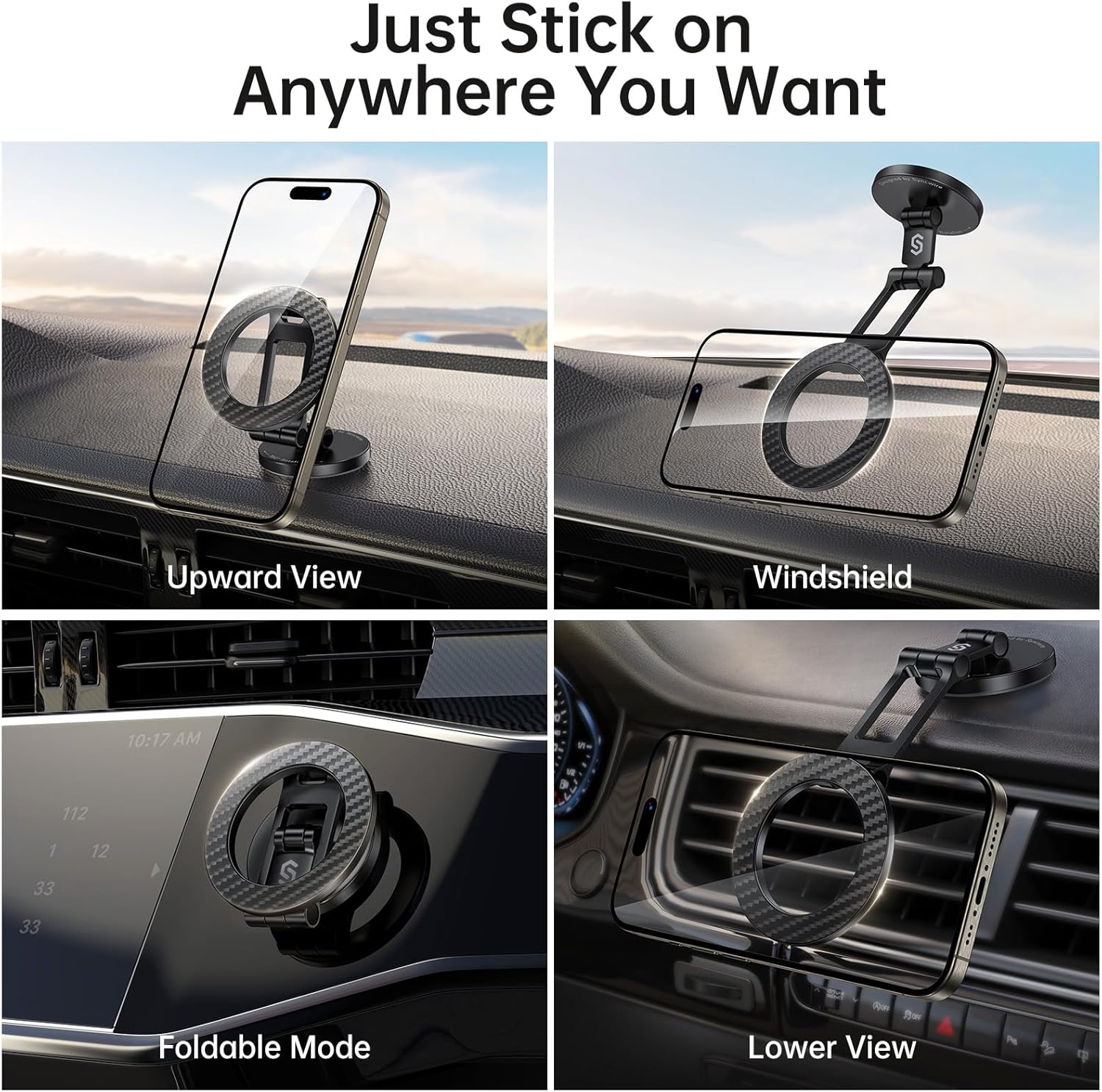 Thumbnail 1 de SYNCWIRE Fits MagSafe USr Mount: Magnetic Phone Holder for USr Dashboard