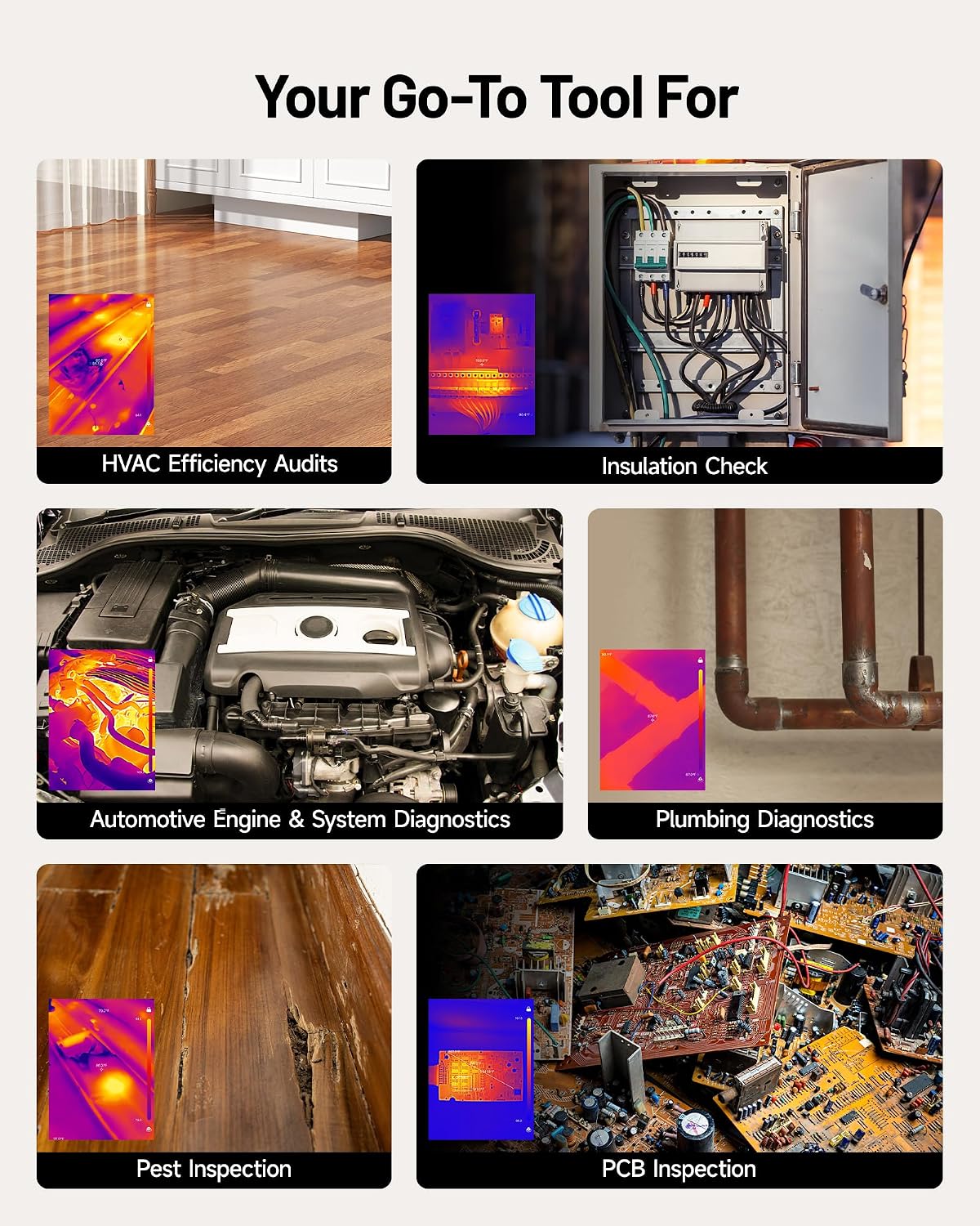 Thumbnail 3 de TOPDON TC002C Duo Thermal Camera, 512 × 384 TISR, 25 Hz