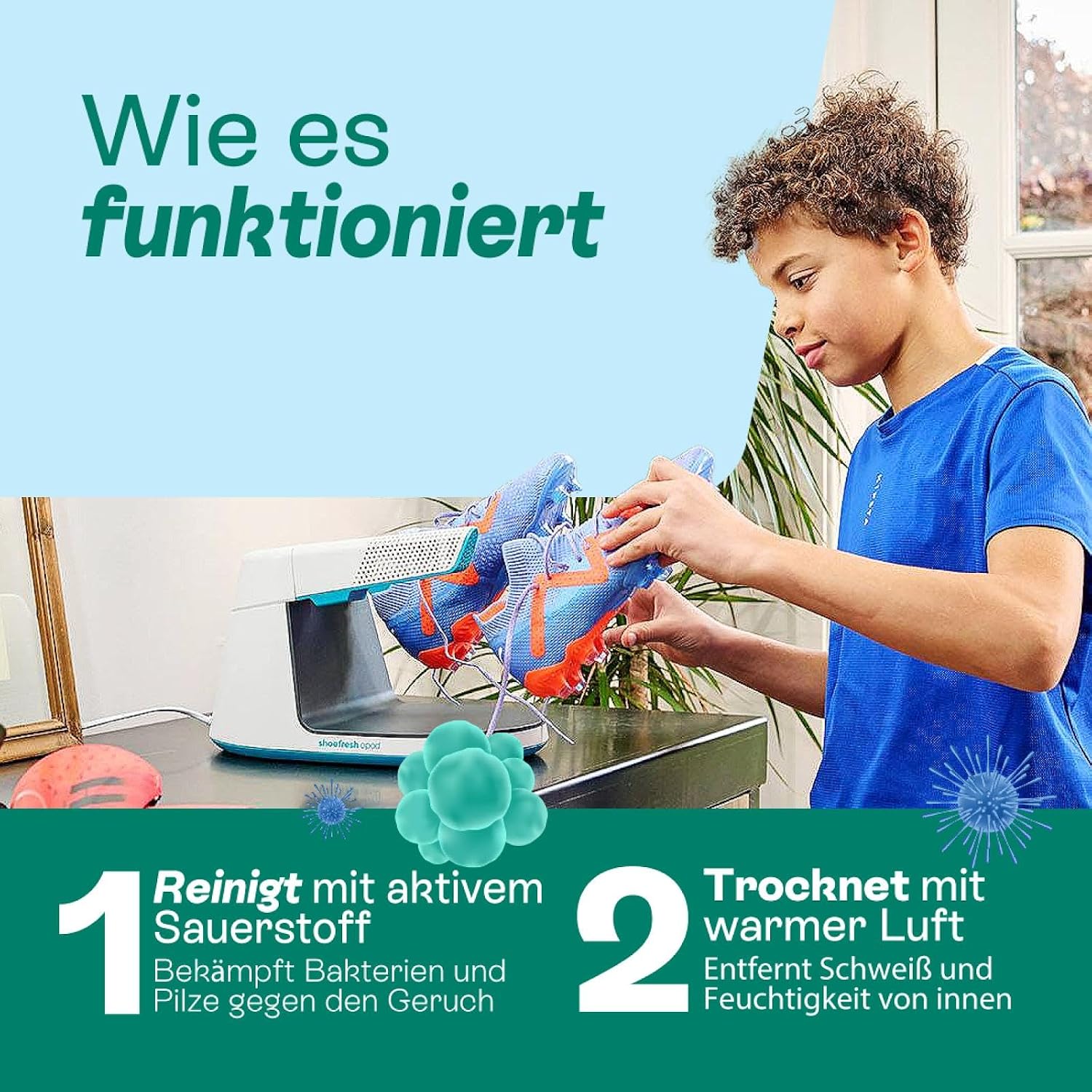 Thumbnail 2 de Shoefresh Schuherfrischer & Schuhtrockner elektrisch – Stiefel-, Skischuhtrockner, Schuhdesinfektion und Handschuhtrockner