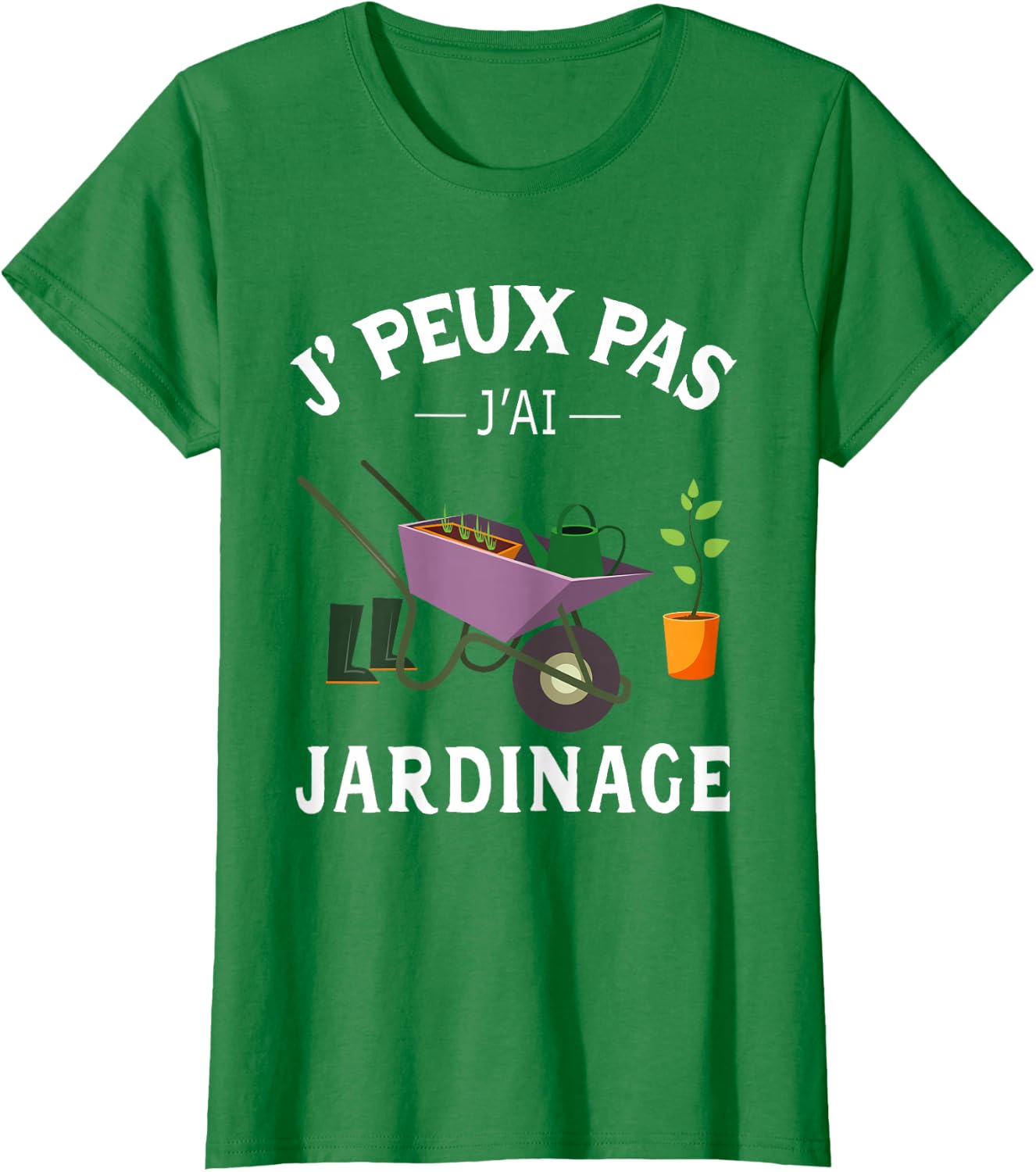 Detalle 2 de J’ Peux Pas, J’ai Jardinage T-shirt jardinage