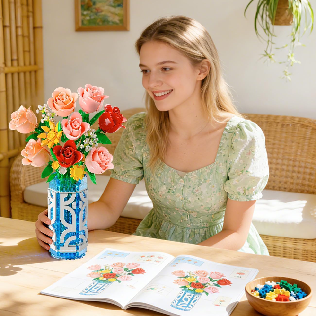 Thumbnail 1 de CUBIMANA Bouquet de fleurs 747 pièces 🌸