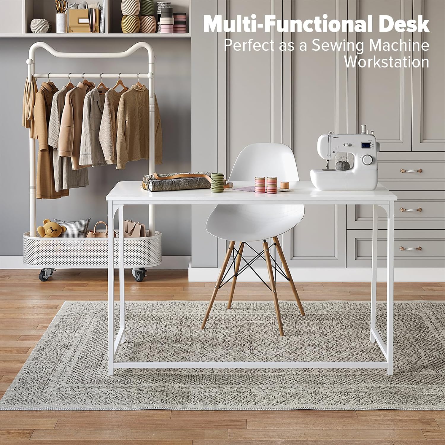Thumbnail 4 de WOHOMO Folding Desk 120cm folding computer desk