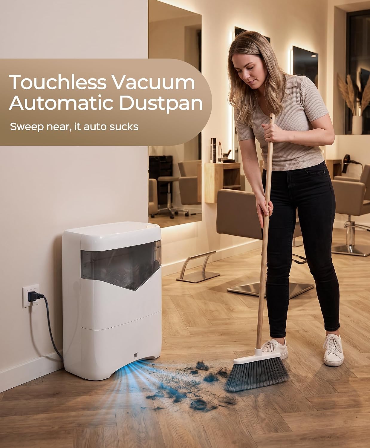 Detalle 2 de Purivanta Automatic Vacuum Dustpan, 22 kPa