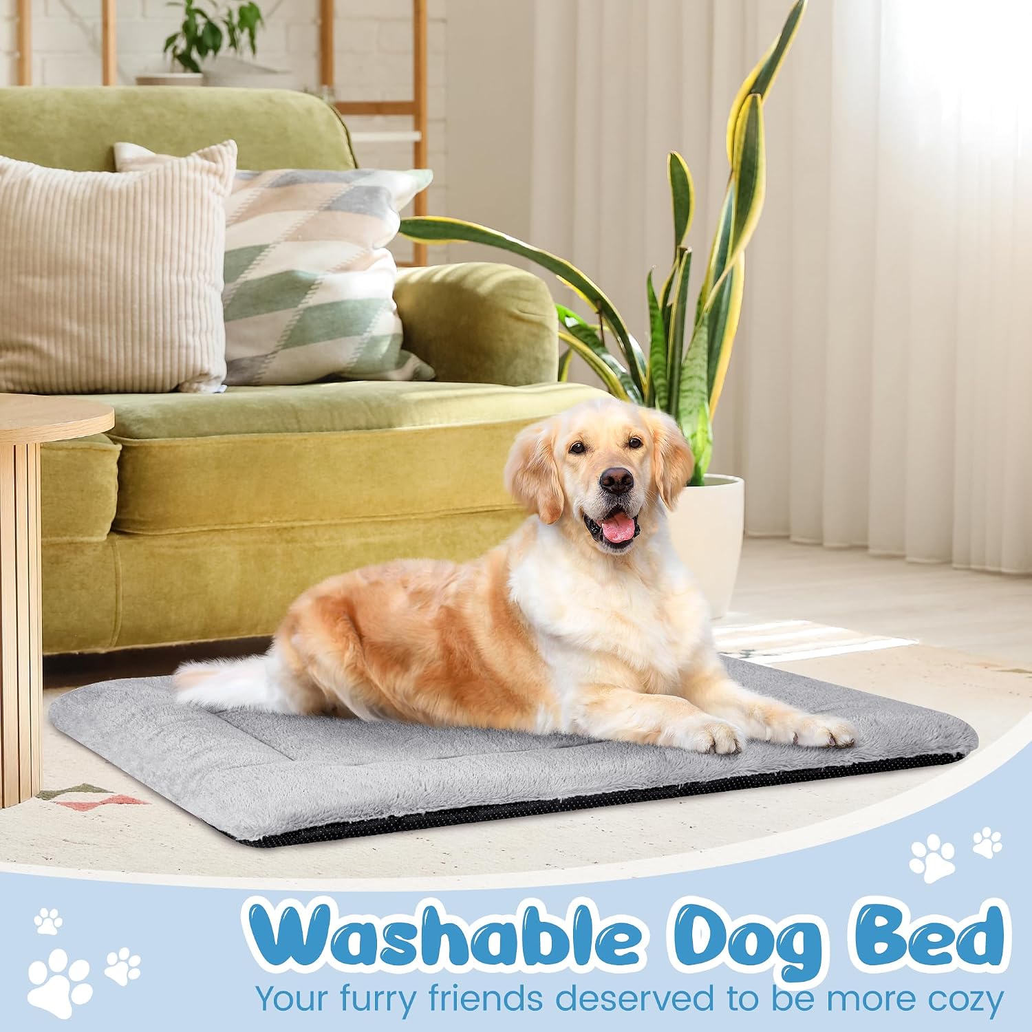 Thumbnail 6 de Baodan XXL washable dog bed 122x75 cm