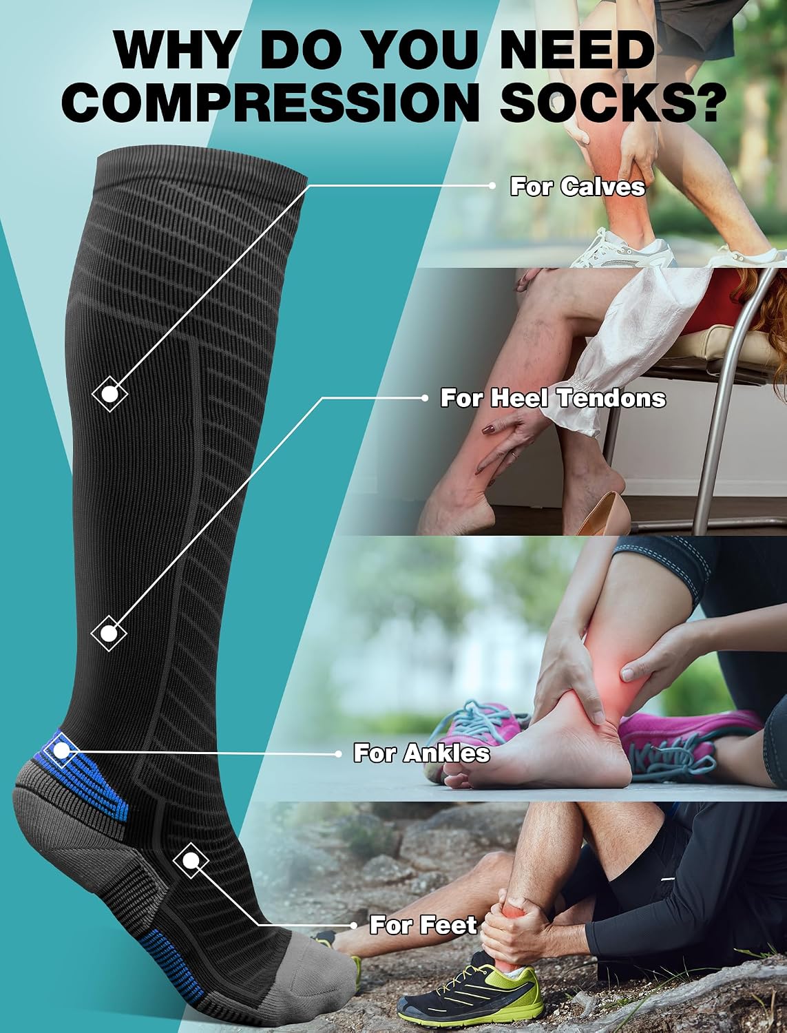 Detalle de SONORAN Compression Socks 20-30 mmHg