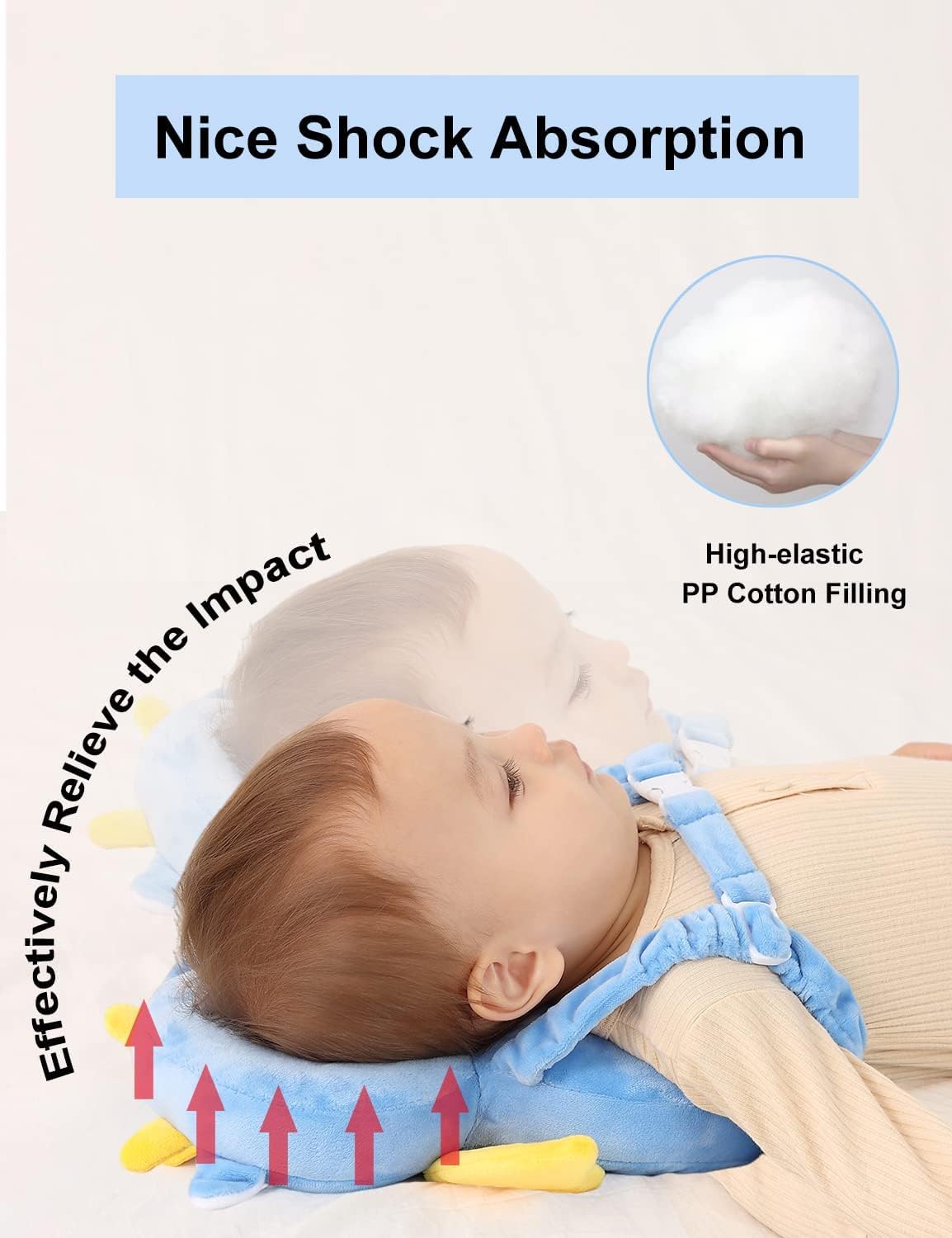 Detalle de Bambebe toddler safety helmet pads