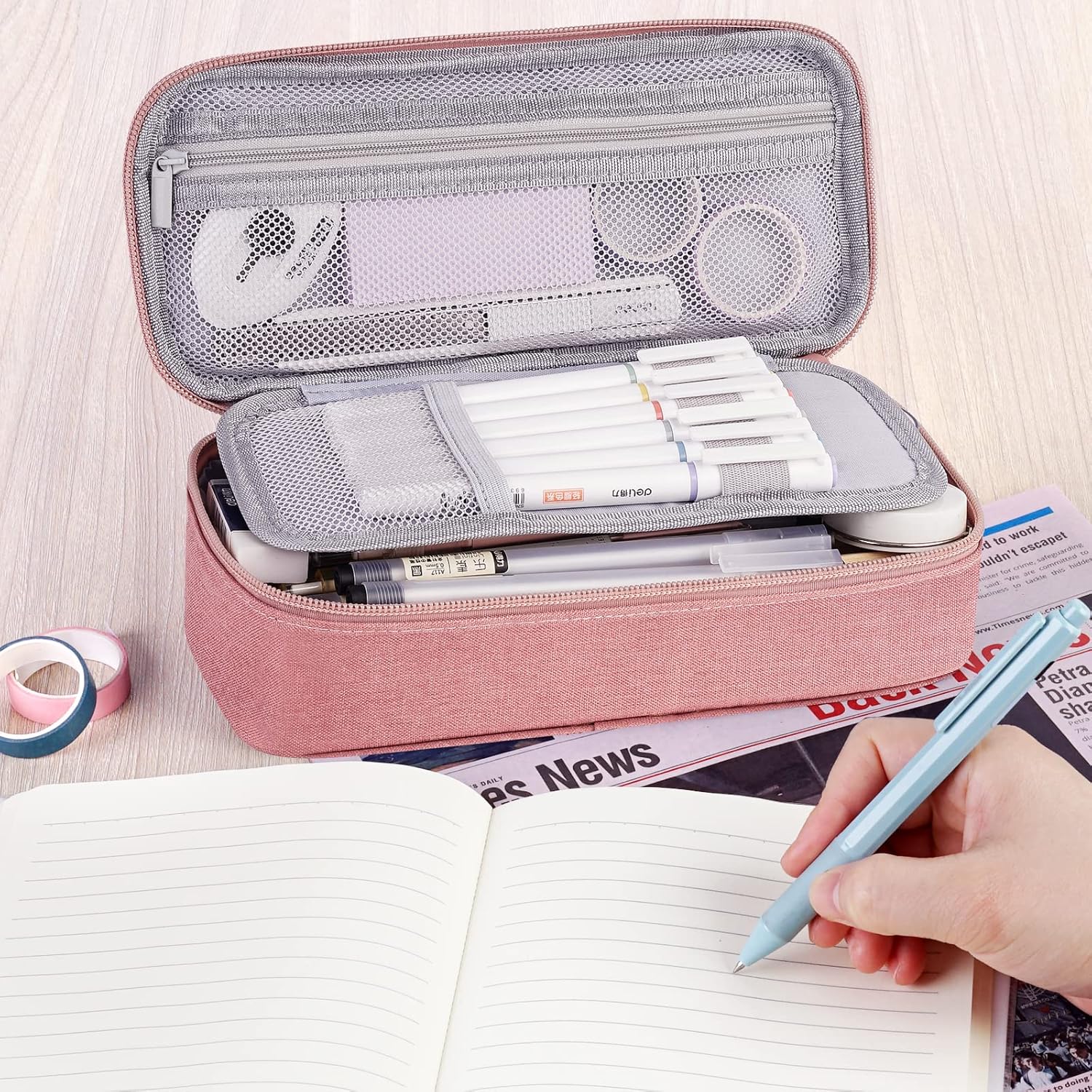 Detalle 2 de WEMATE Large Pencil Case 80 pencils