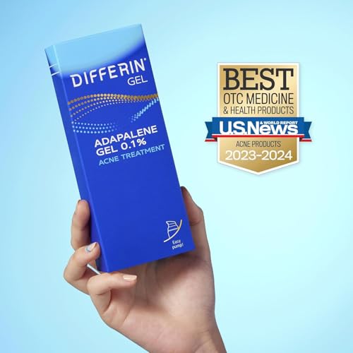 Thumbnail 9 de Differin Acne Retinoid Treatment Gel 0.1% Adapalene, 45g Pump – FDA-Approved OTC Retinoid