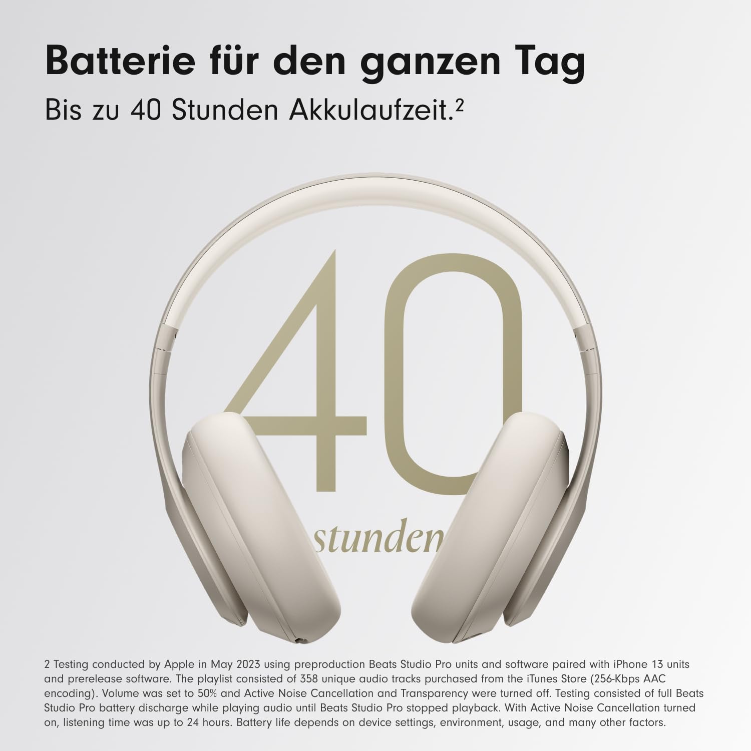 Detalle de Beats Studio Pro – Kabellose Bluetooth Noise Cancelling Kopfhörer (Sandstein)