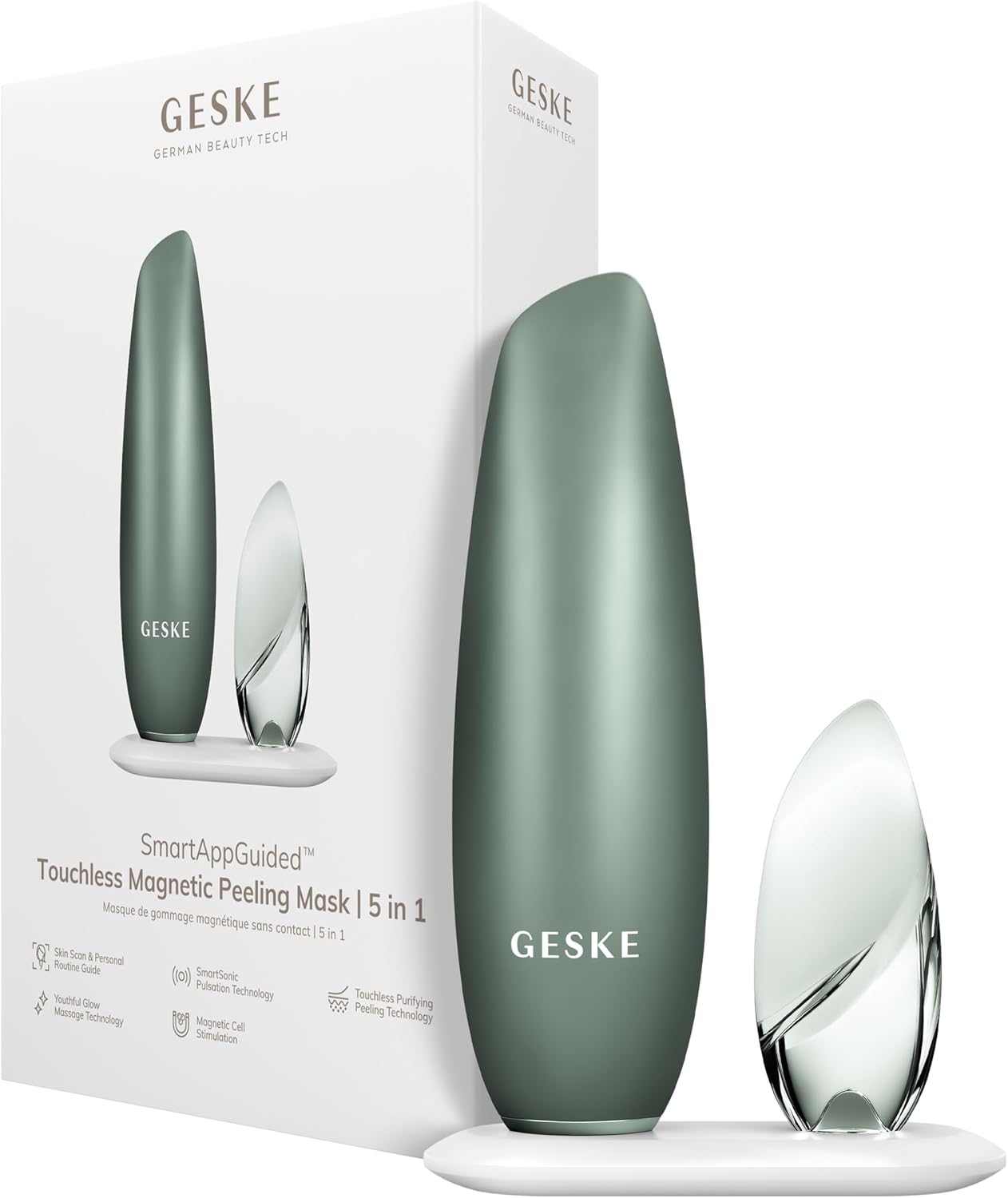 Detalle de GESKE Maschera peeling magnetica 5 in 1 SmartAppGuided