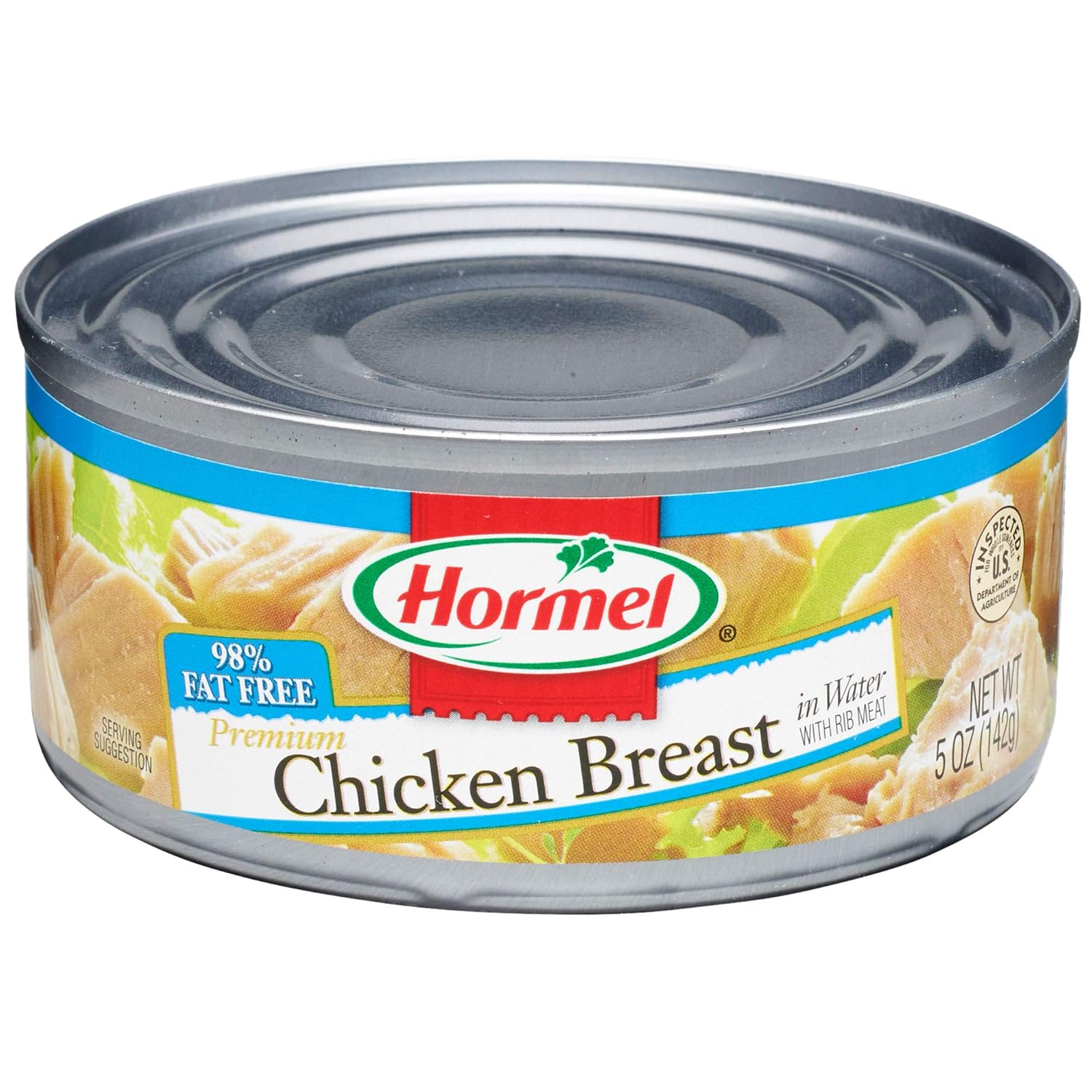 Detalle de Hormel Premium Canned Chunk Chicken Breast in Water, 5 Ounce, 12-Pack