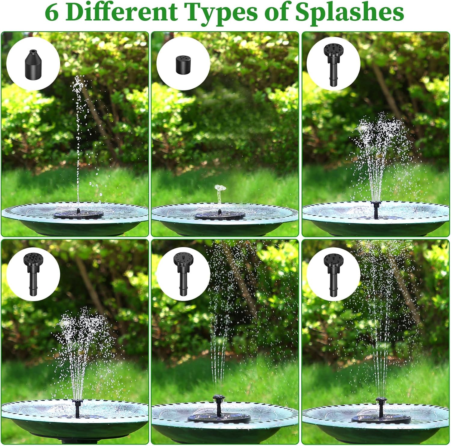 Thumbnail 2 de AMZtime Solar Water Fountain 2.5W