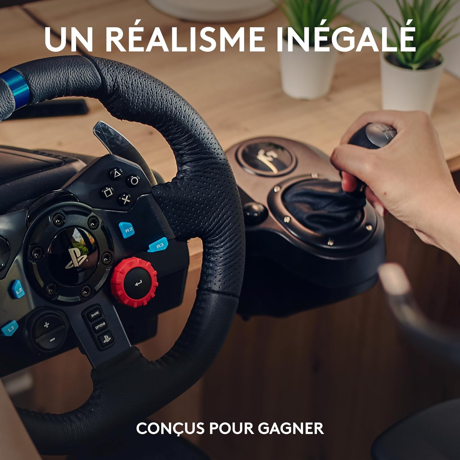 Detalle 2 de Logitech G G29 SE volant de course avec pédalier et levier de vitesse