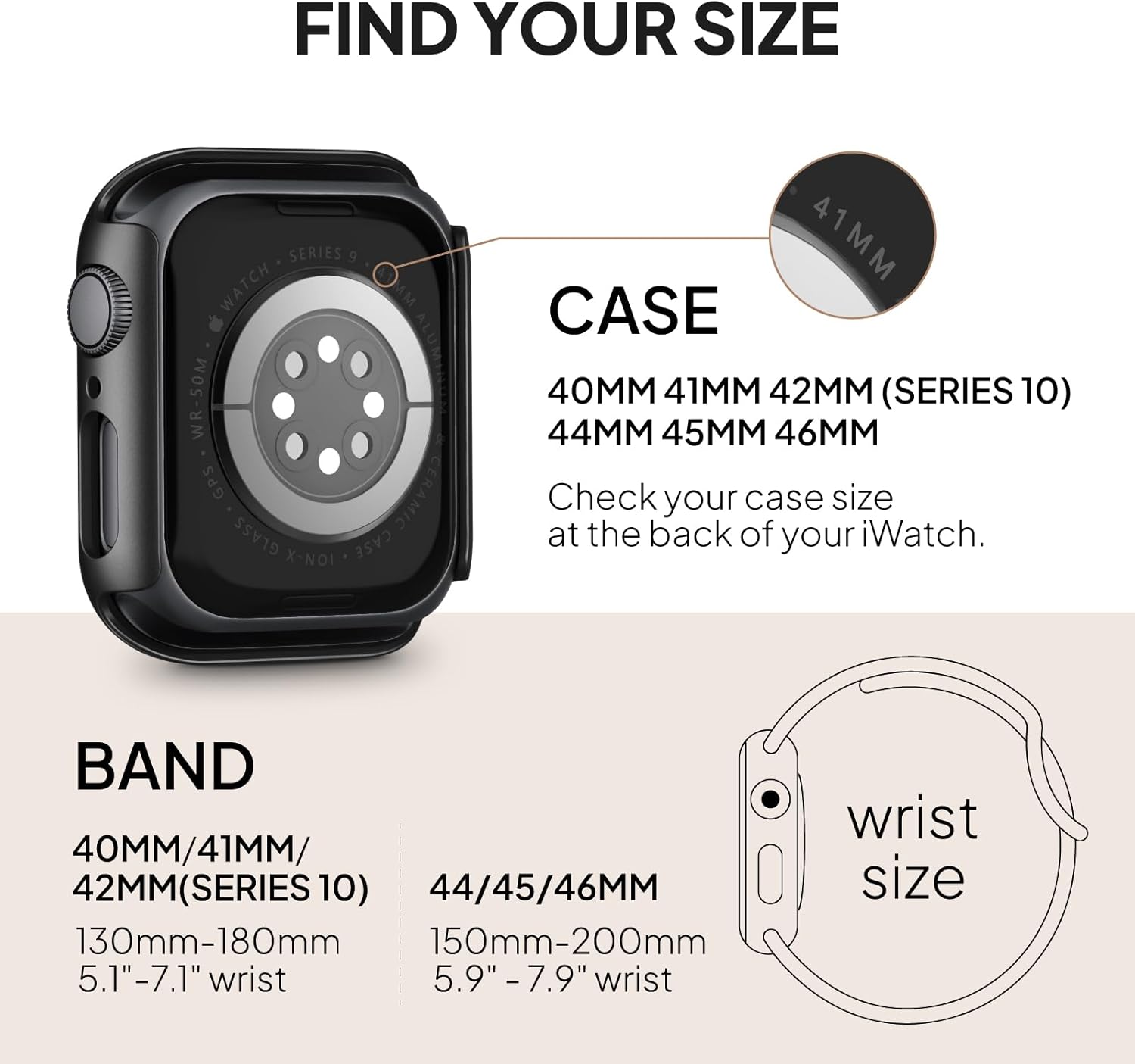 Thumbnail 4 de Raradev 3-in-1 braided strap + silicone case + tempered glass for Apple Watch (Series 10/11, 42mm fit)