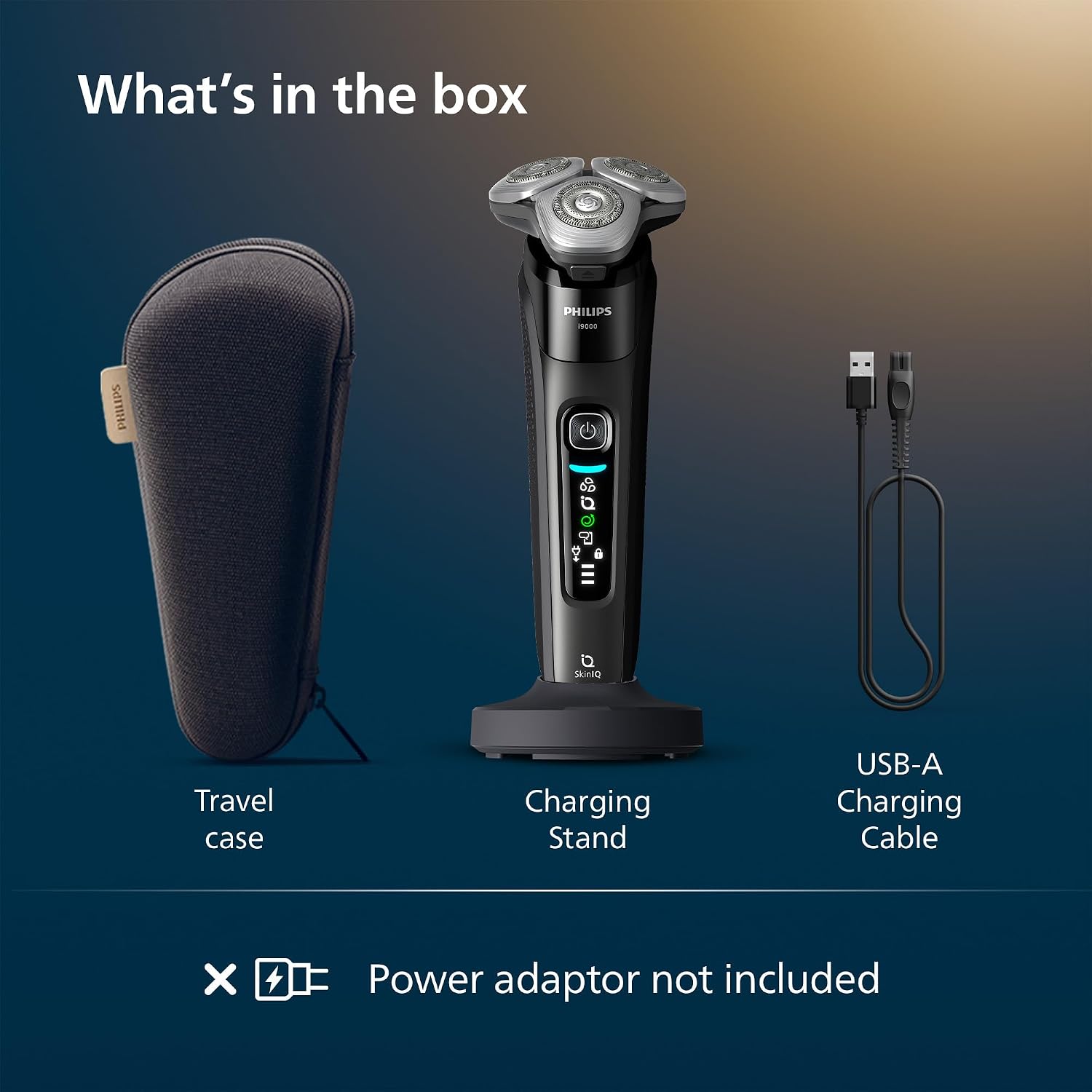 Thumbnail 5 de Philips Shaver i9000 X9000/10: Wet & Dry Electric Shaver with SkinIQ Technology
