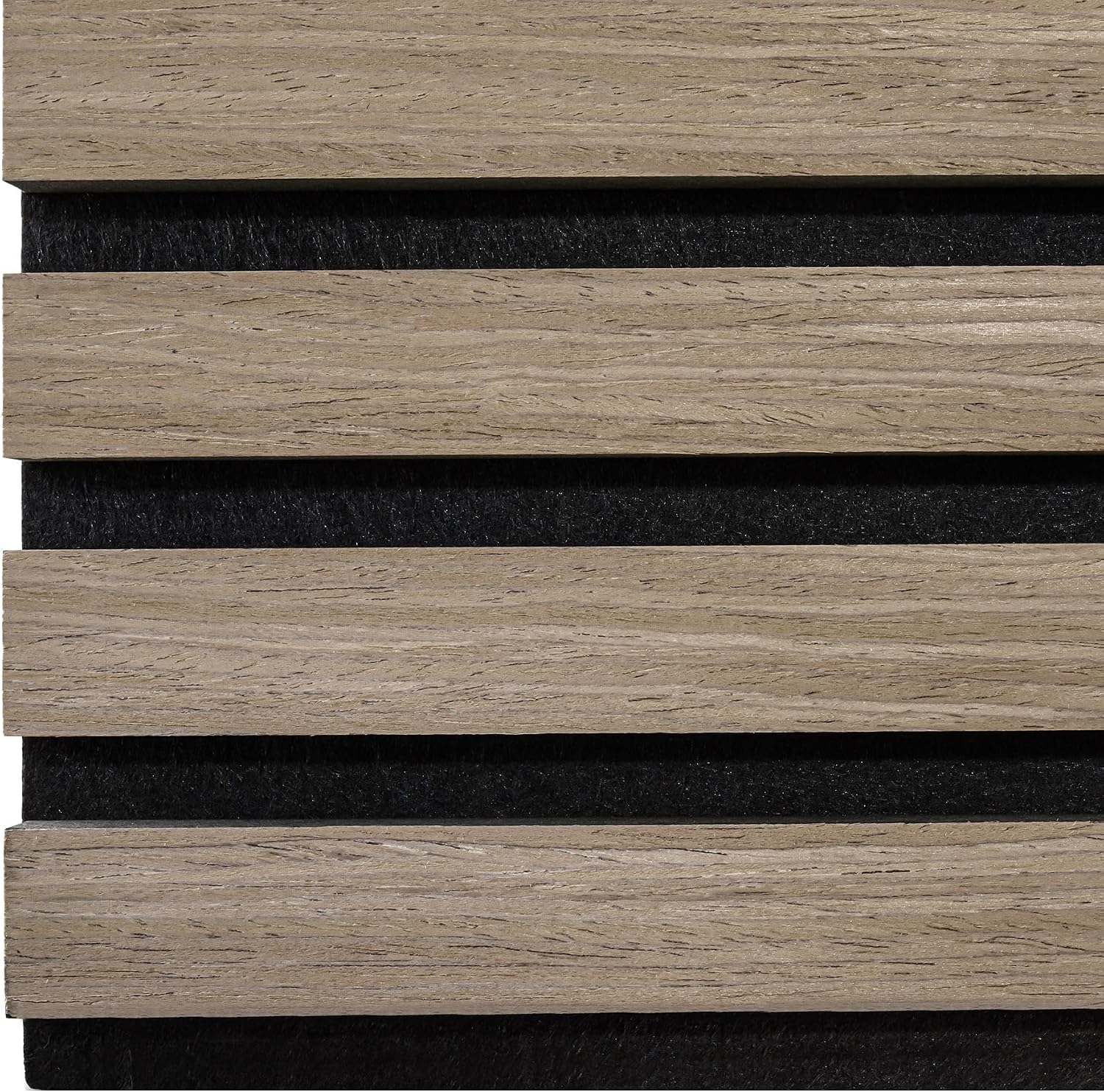 Detalle de tectake Sonic Wall III akustikpaneler, 4-pack i mörk ek med 3D-träfanér