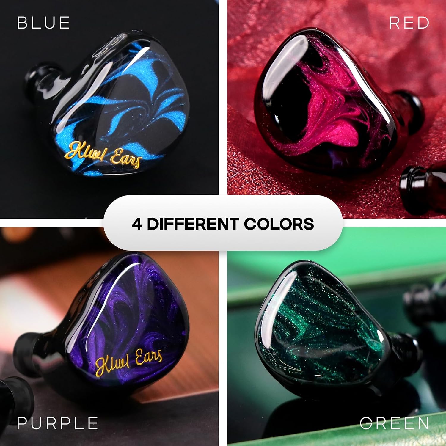 Thumbnail 6 de Linsoul Kiwi Ears Cadenza IEMs, 10mm Beryllium Driver, Green