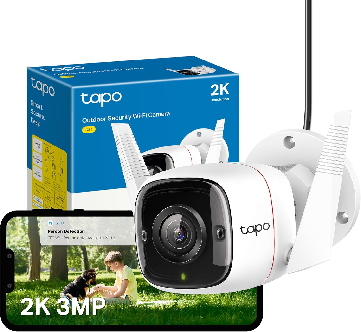 Detalle de Tapo TC65 3MP outdoor security camera