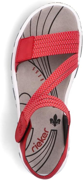Thumbnail 4 de Rieker Damen Klassische Sandalen 68871 – Bequeme Sandalen mit weicher Decksohle