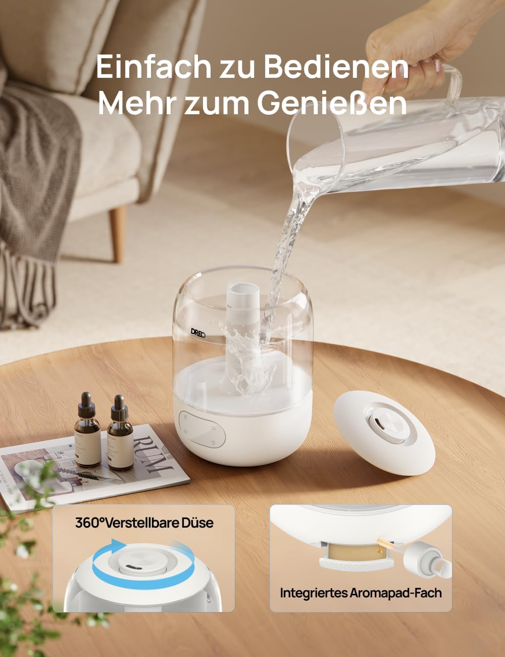 Thumbnail 6 de DREO Luftbefeuchter 3 Liter für Schlafzimmer