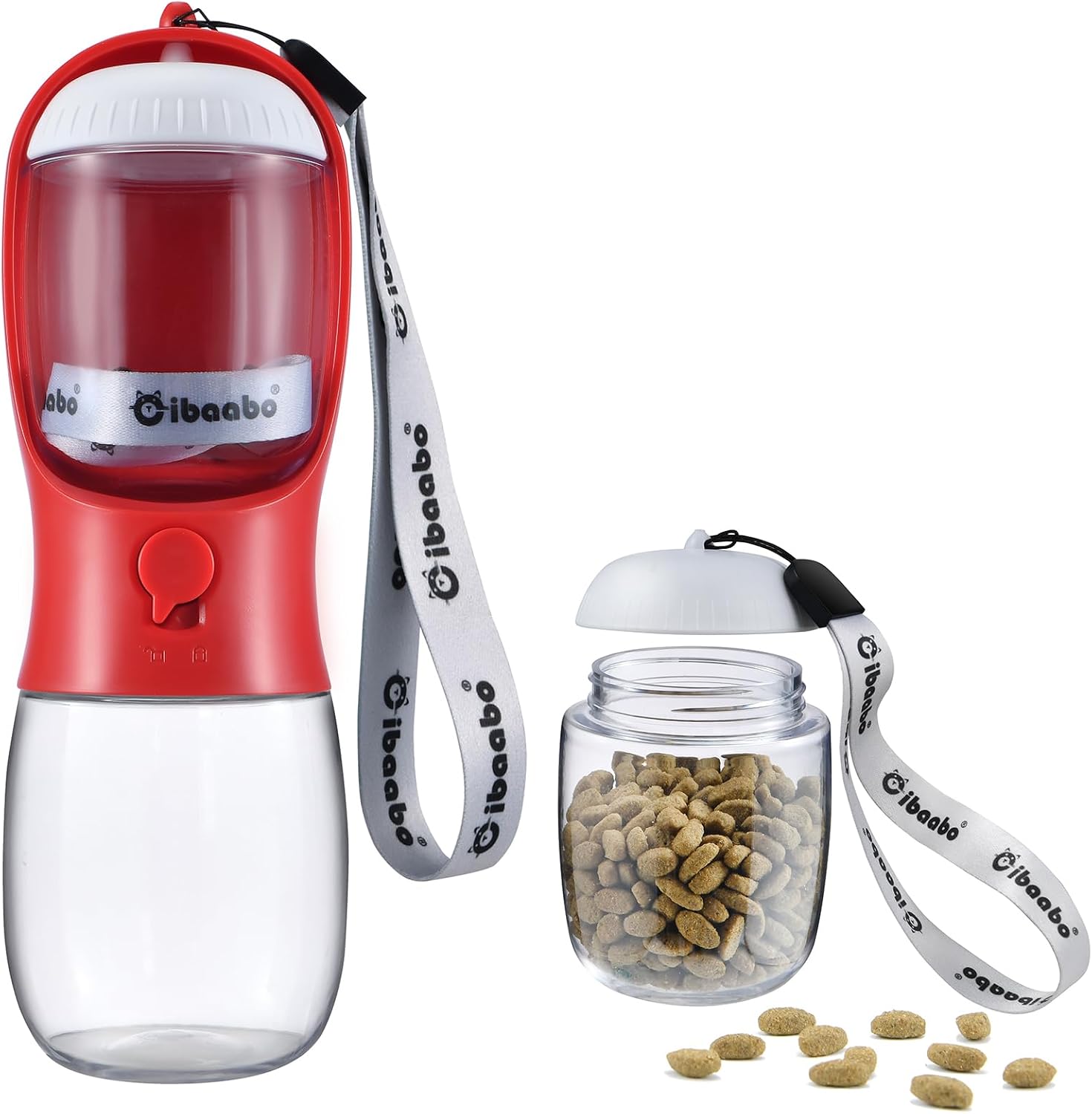 Thumbnail 6 de Cibaabo Dog Water Bottle with Food Container: All-in-One Travel Hydration for Small and Large Dogs