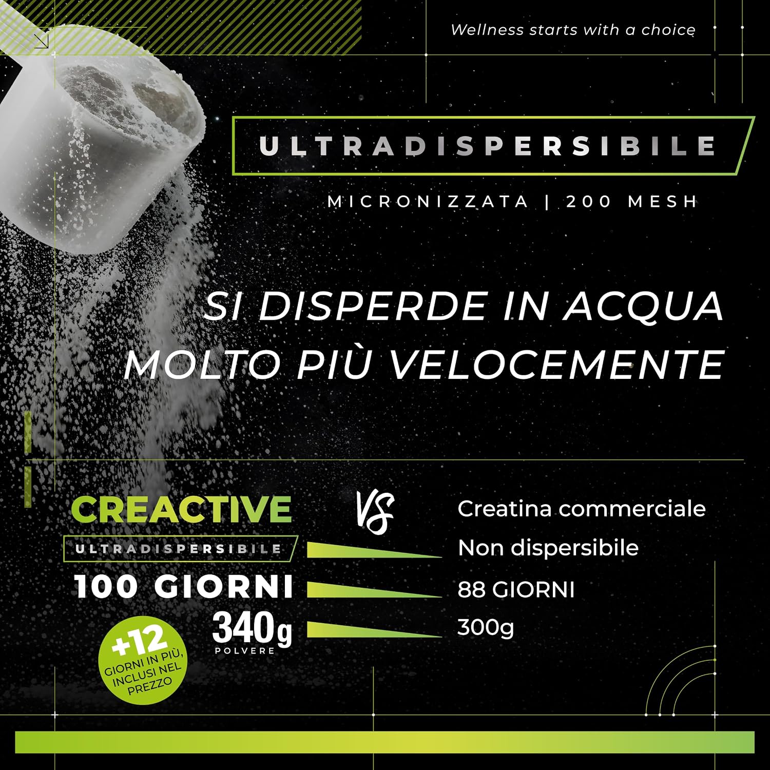 Thumbnail 3 de Symbeauty Creatina Monoidrata 100 Dosi 340 g – Ultra Dispersibile, Vegana, Made in Italy