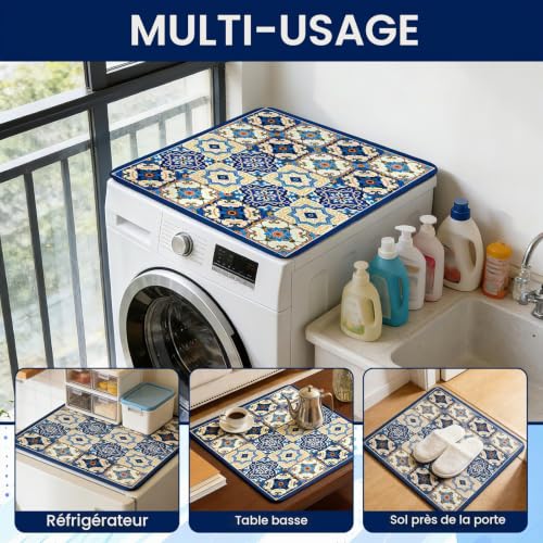 Thumbnail 6 de xyuayamz Tapis de protection 60 × 60 cm antidérapant bleu