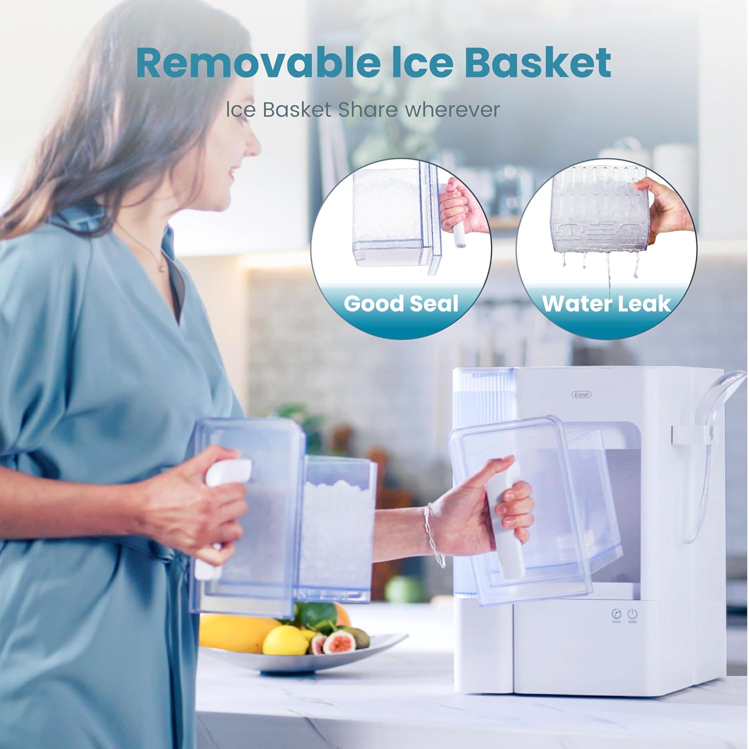 Thumbnail 6 de Gevi Nugget Ice Maker with 1-Gallon Side Tank