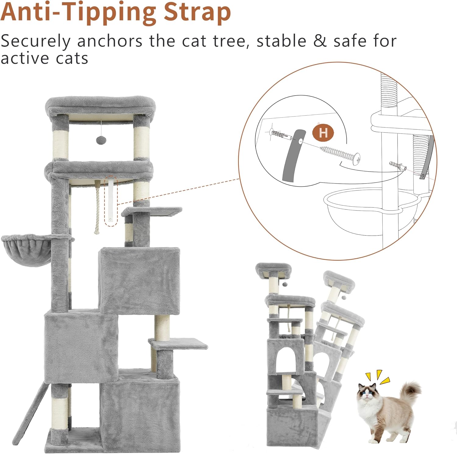 Thumbnail 6 de Heybly Cat Tree HCT061W
