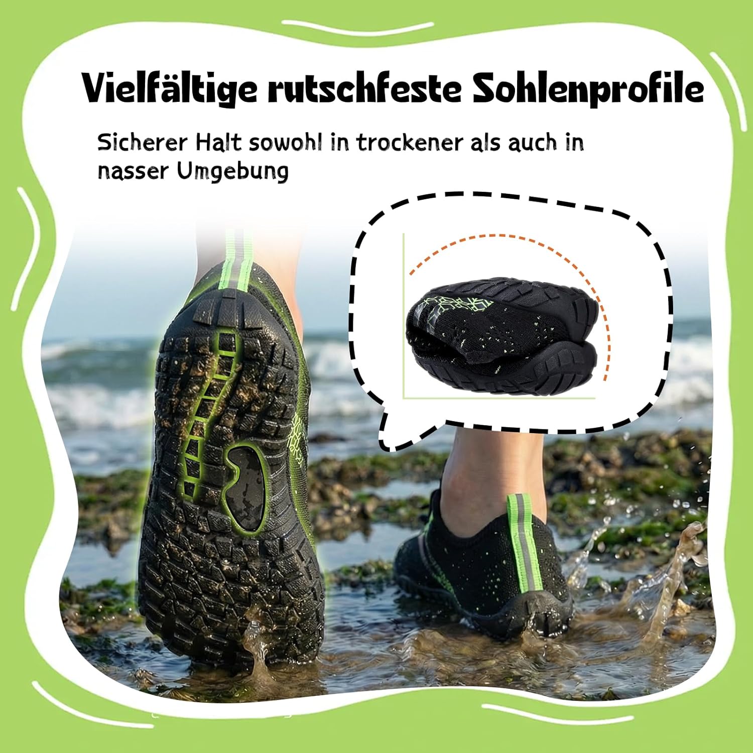 Thumbnail 4 de IceUnicorn Kinder Barfußschuhe – atmungsaktive Barfuß- und Aquaschuhe für Jungen und Mädchen