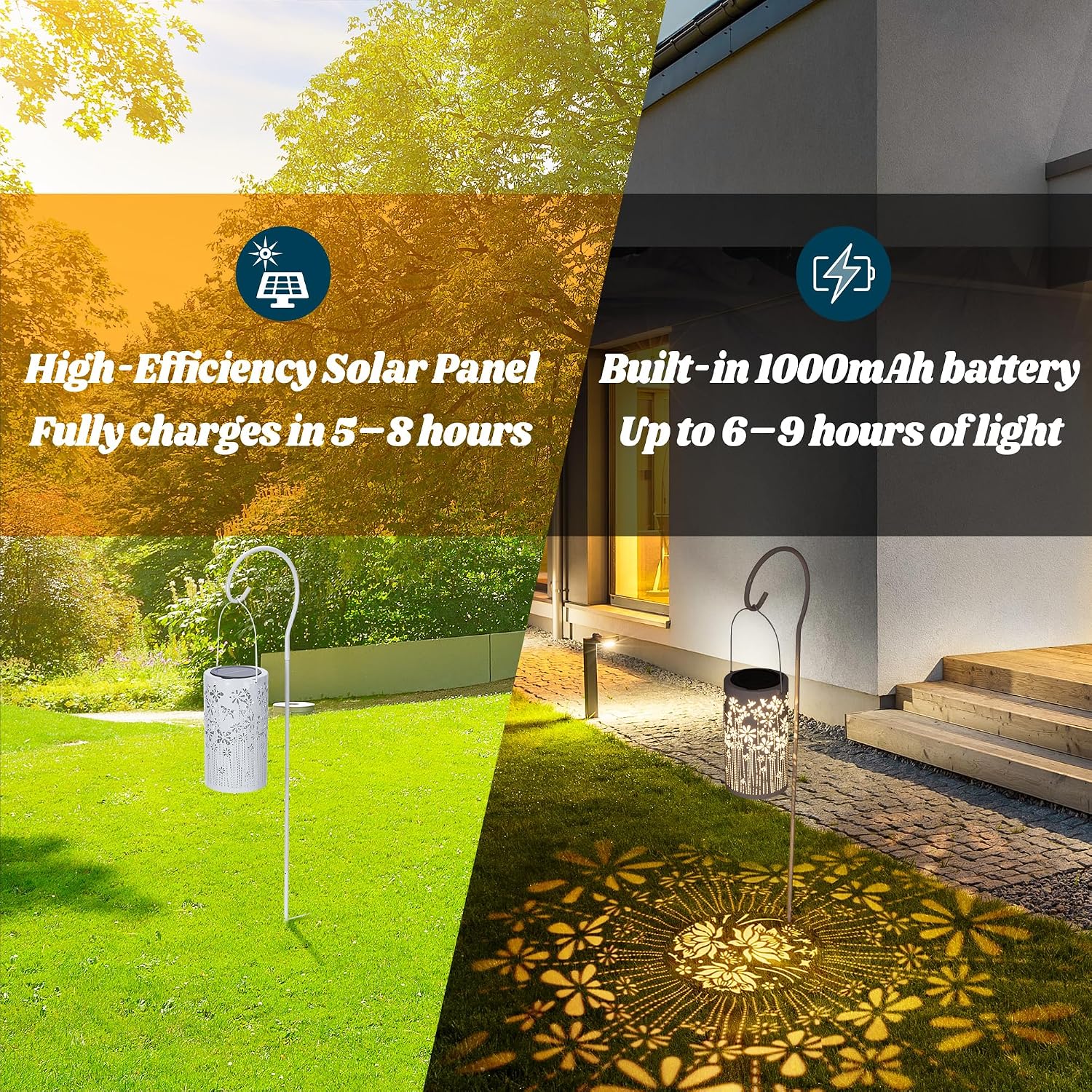 Detalle 2 de Freekite 2 Pack Solar Lanterns 1000mAh