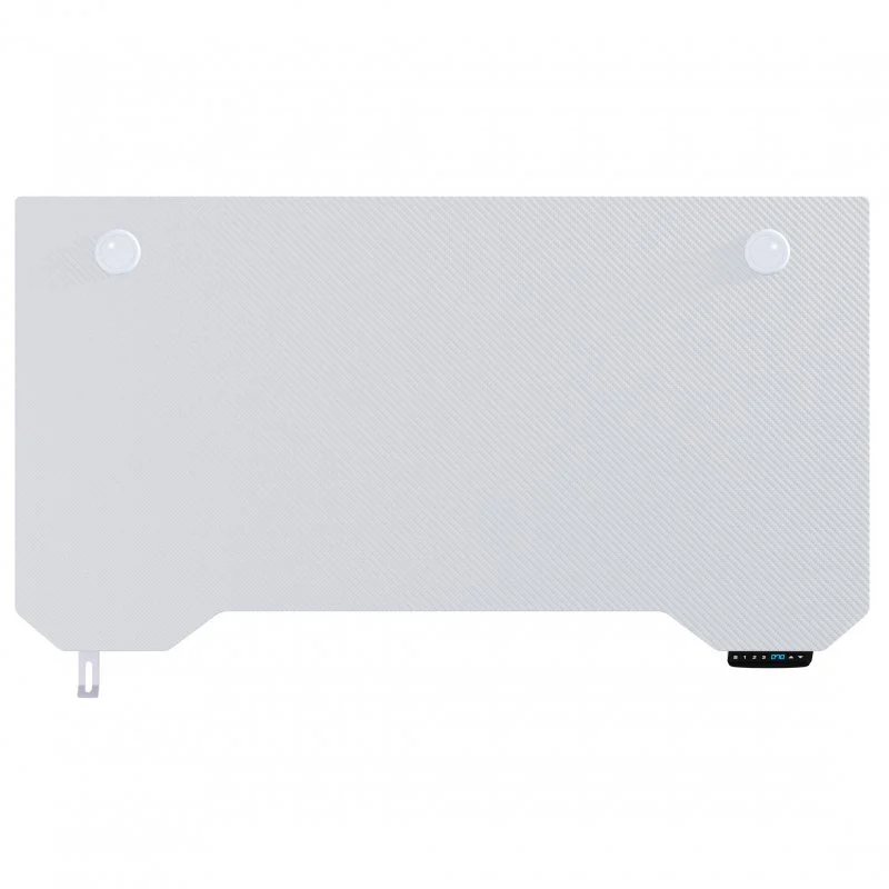Detalle de Newskill Belenor PRO: Mesa Gaming Blanca con Altura Ajustable 120x60 cm