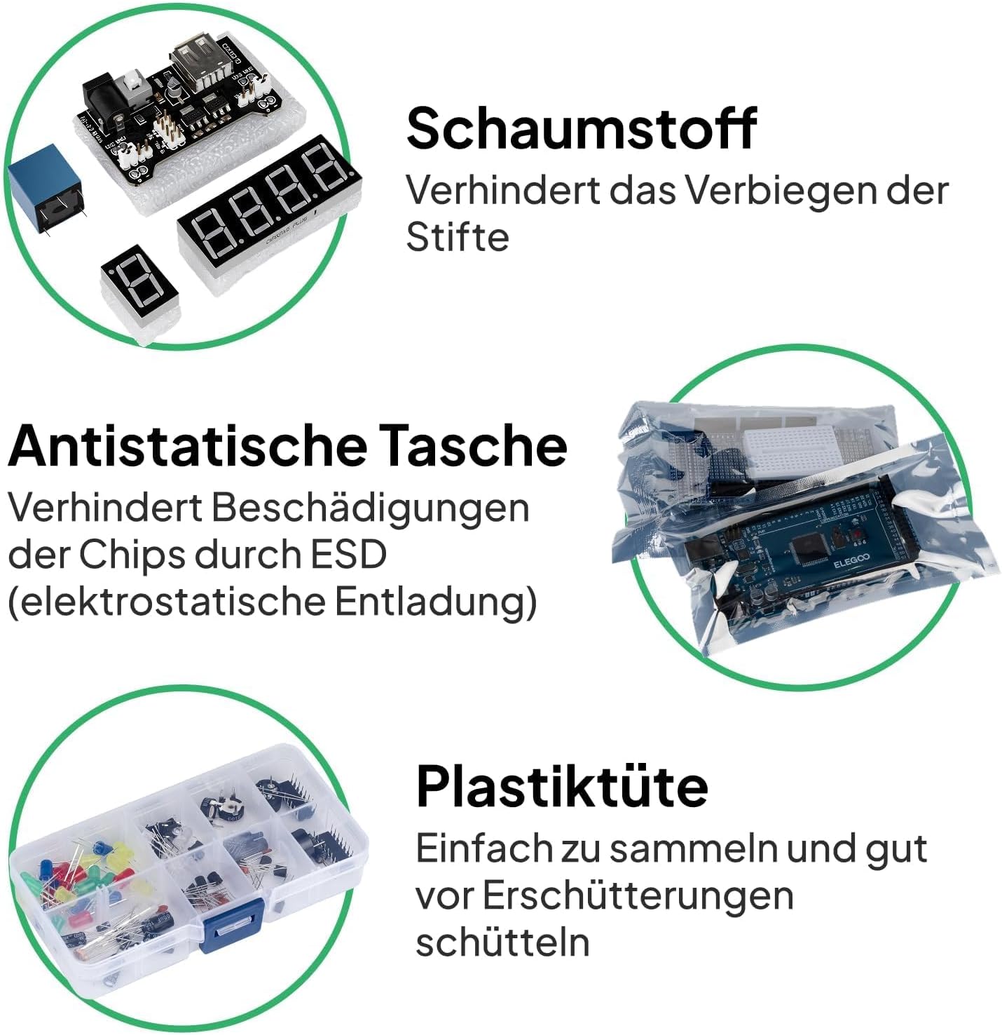 Thumbnail 4 de ELEGOO MEGA-R3 Starter Kit: Umfassendes Arduino-Projektpaket mit MEGA-R3 und 200+ Bauteilen