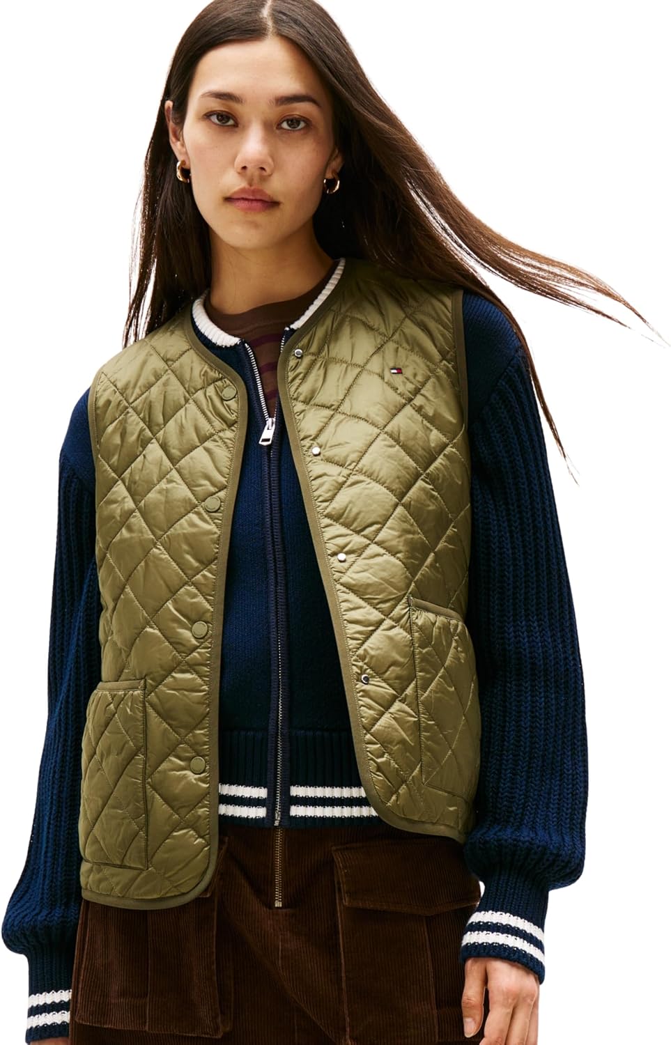 Thumbnail 5 de Tommy Hilfiger Lw Padded Reg Quilted Vest (WW0WW47289) gilet femme matelassé léger
