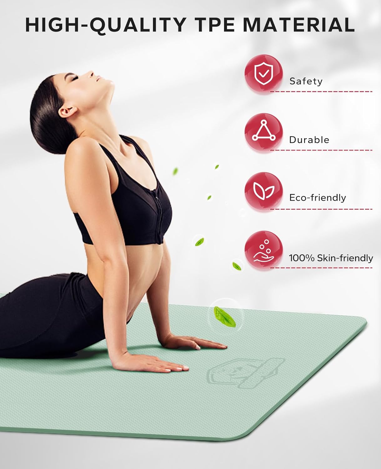 Thumbnail 4 de HAPBEAR yoga mat 6mm 183x91cm