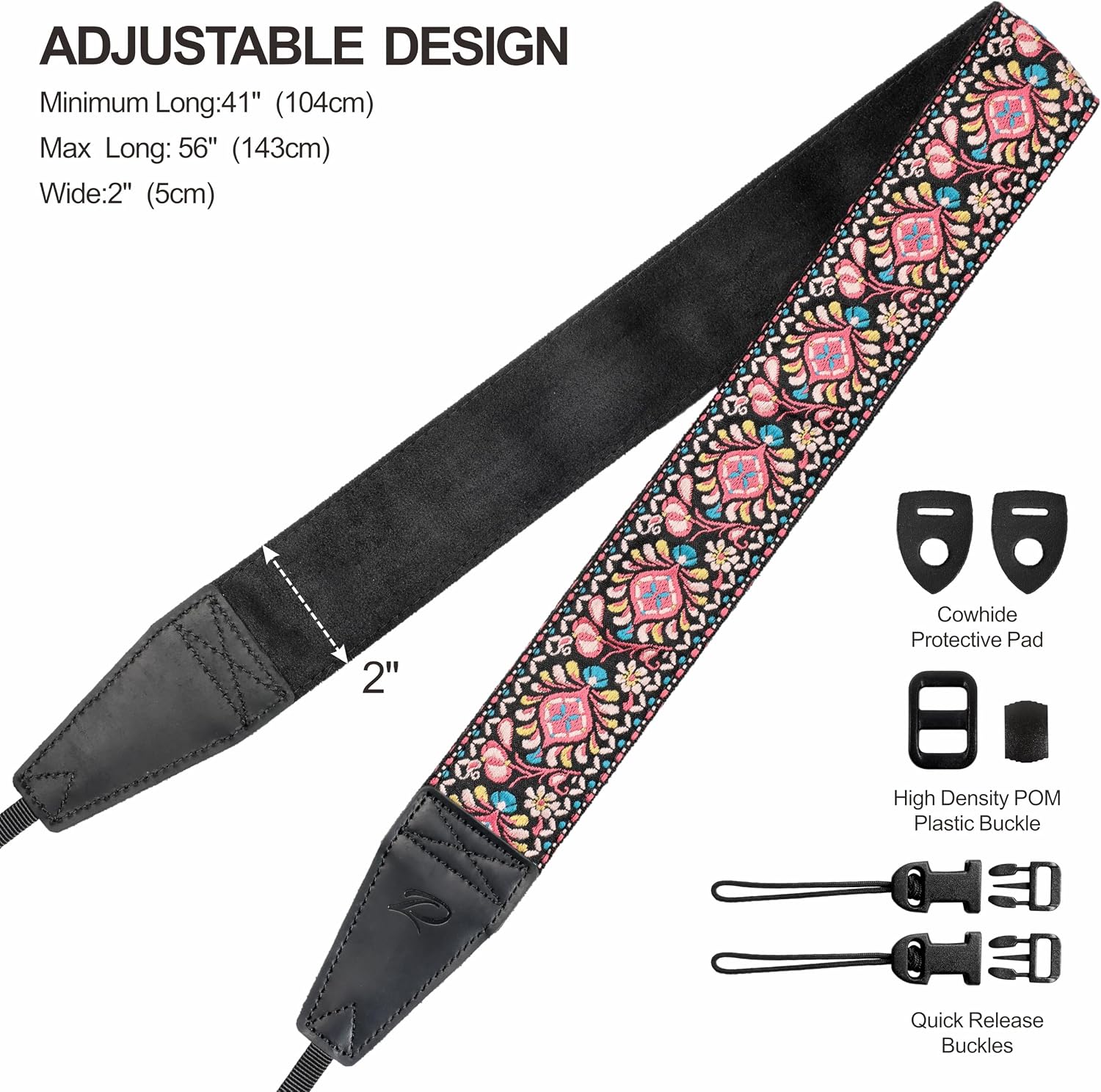 Thumbnail 5 de Padwa Lifestyle Camera Strap 2" wide